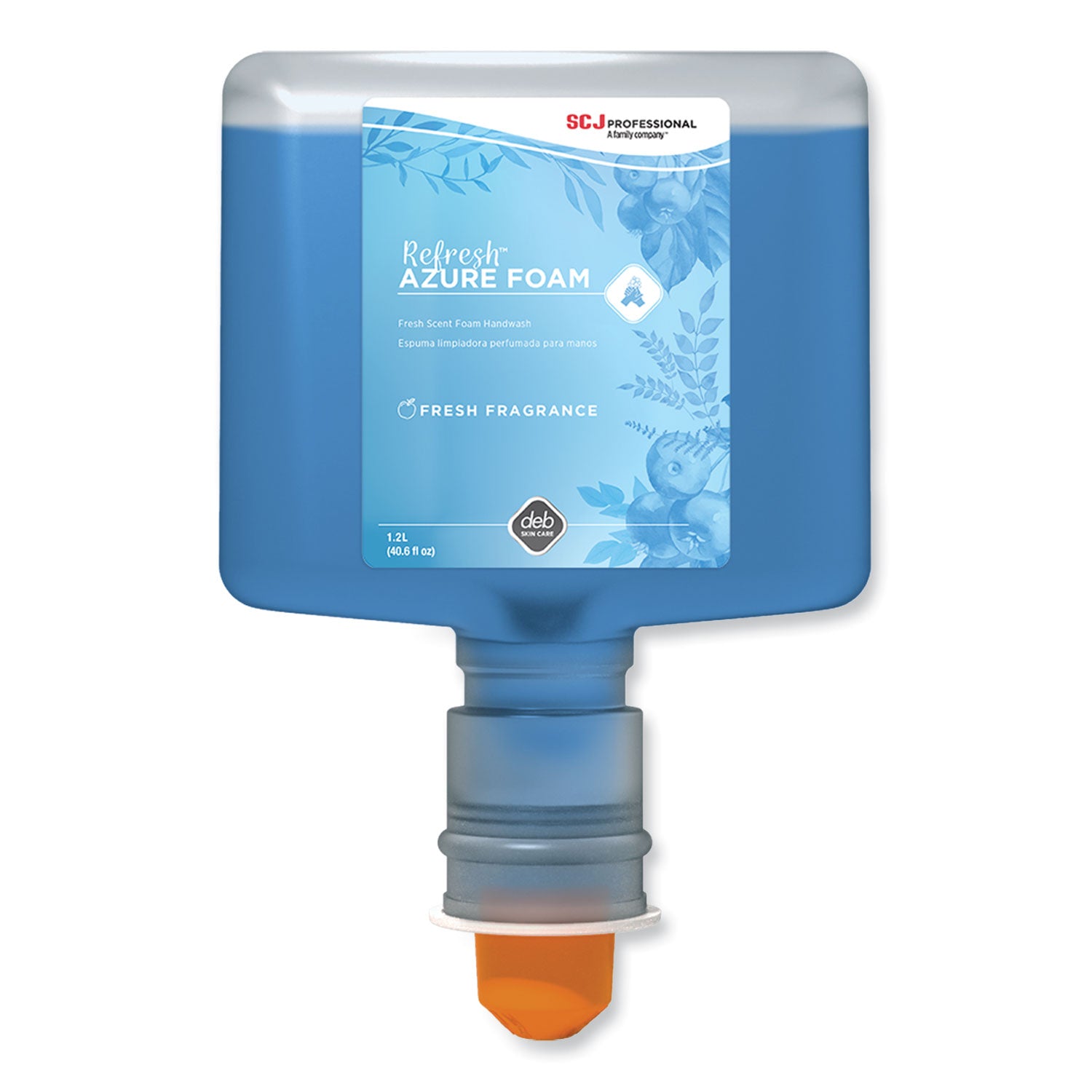 refresh-foaming-hand-soap-touch-free-cartridge-fresh-apple-scent-12-l-refill-3-carton_sjnazu120tf - 1