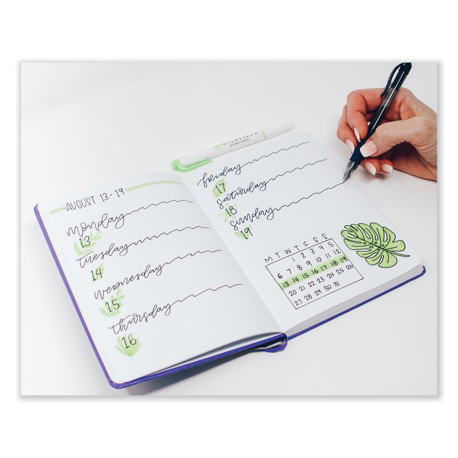 sarasa-dry-gel-x20-gel-pen-retractable-medium-07-mm-blue-ink-clear-blue-barrel-36-pack_zeb46236 - 4