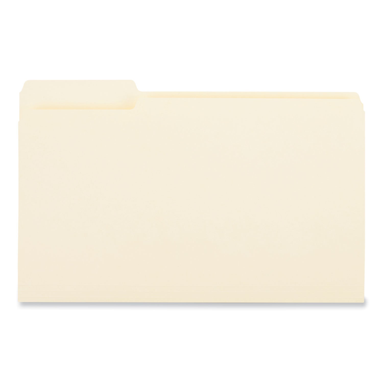 Top Tab File Folders, 1/3-Cut Tabs: Left Position, Legal Size, 0.75" Expansion, Manila, 100/Box -