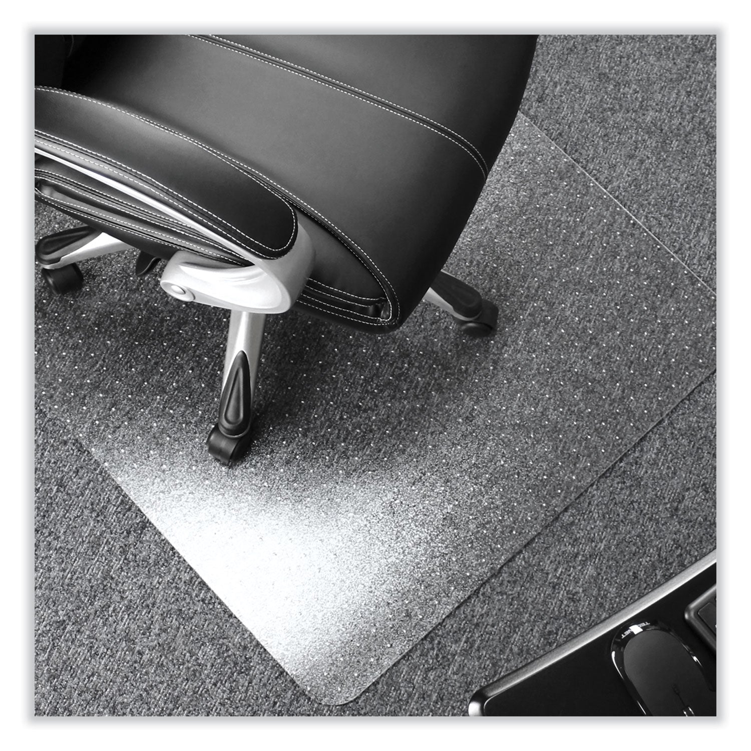 cleartex-ultimat-polycarbonate-chair-mat-for-high-pile-carpets-60-x-48-clear_flrer1115227er - 2