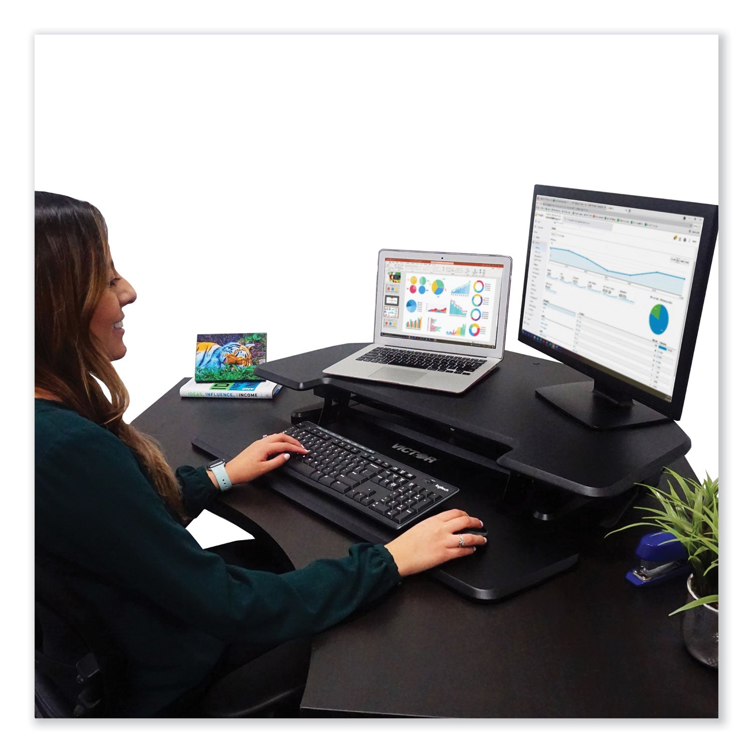 height-adjustable-corner-standing-desk-with-keyboard-tray-36-x-20-x-0-to-20-black-ships-in-1-3-business-days_vctdcx650 - 2