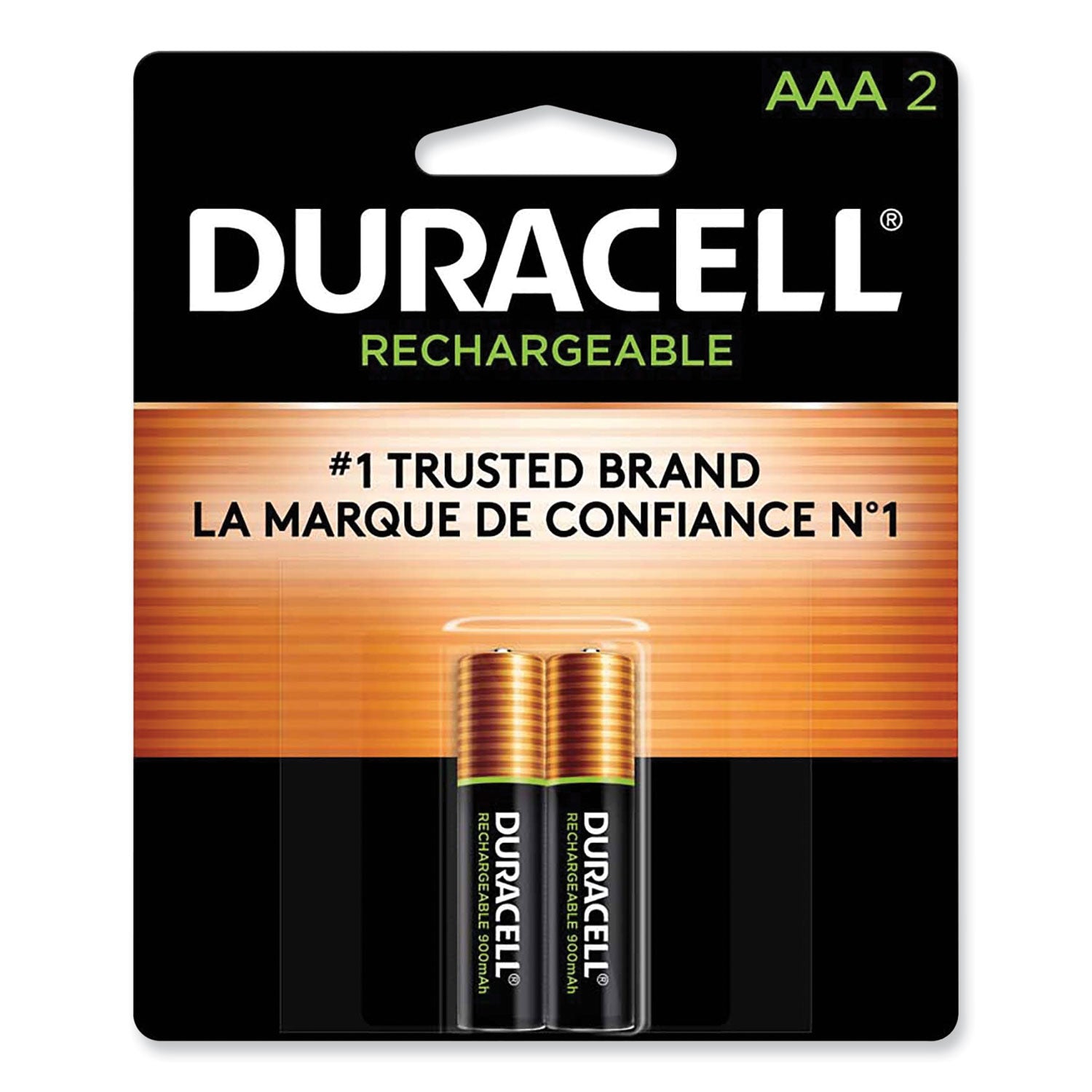 Rechargeable StayCharged NiMH Batteries, AAA, 2/Pack -