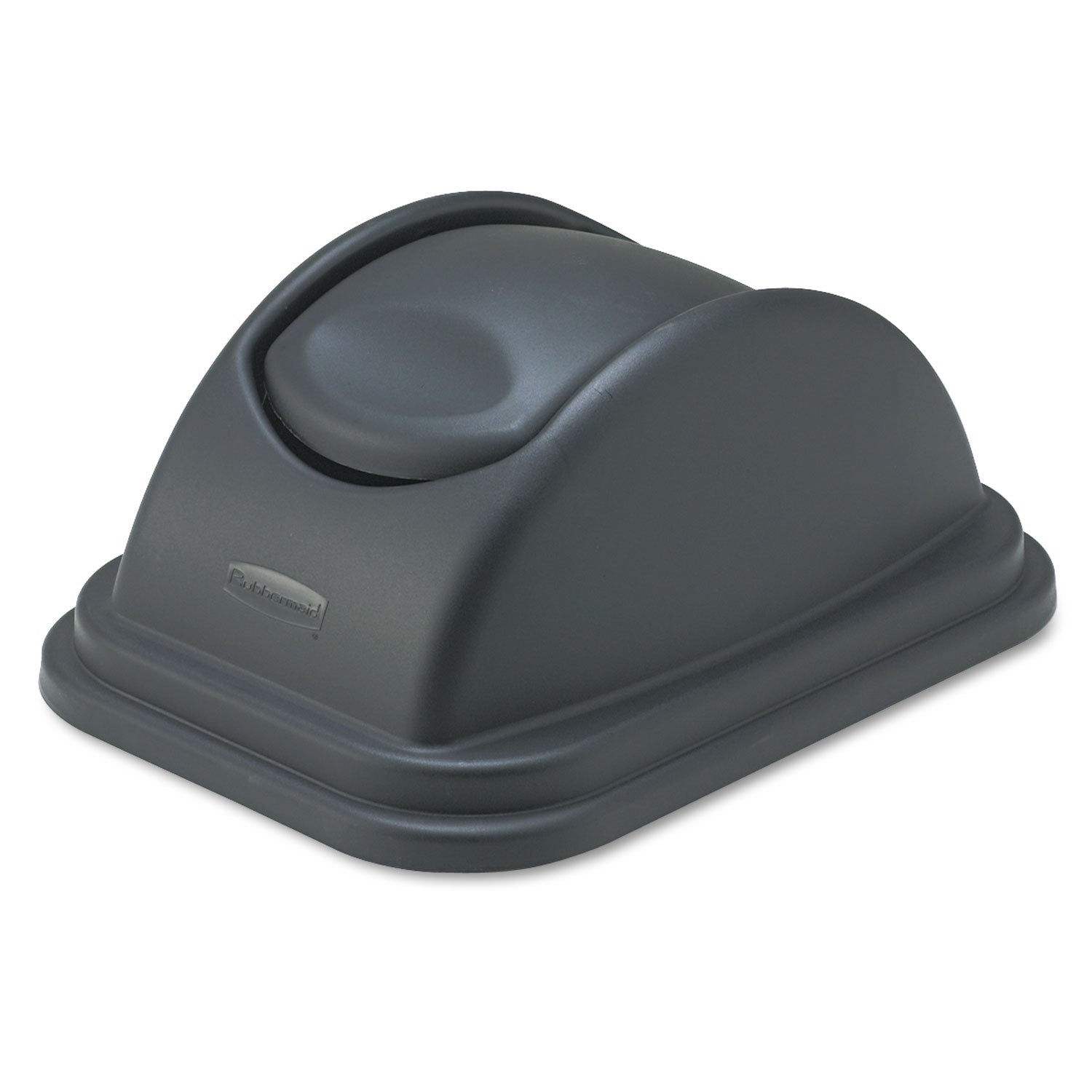 Rectangular Free-Swinging Plastic Lids, Black -