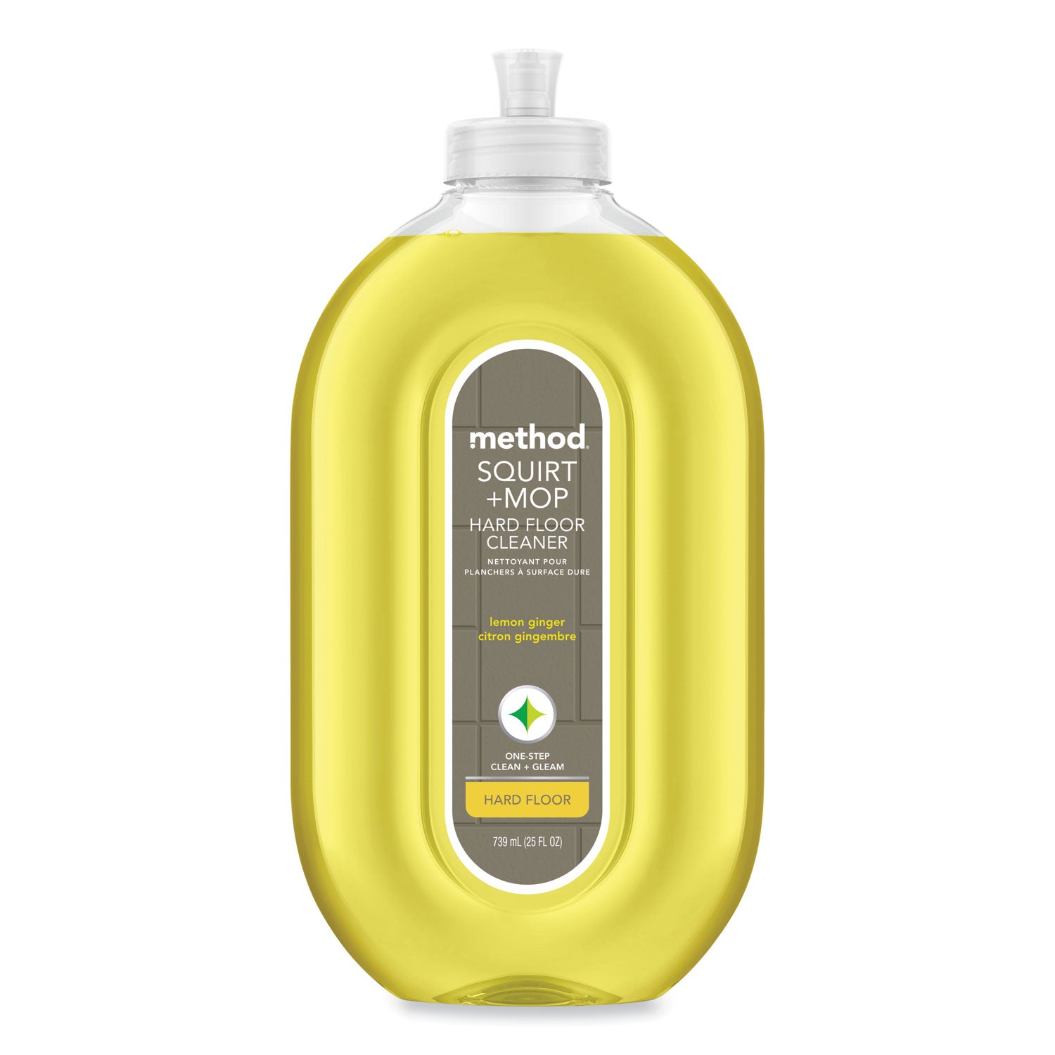 Squirt + Mop Hard Floor Cleaner, 25 oz Spray Bottle, Lemon Ginger Scent -