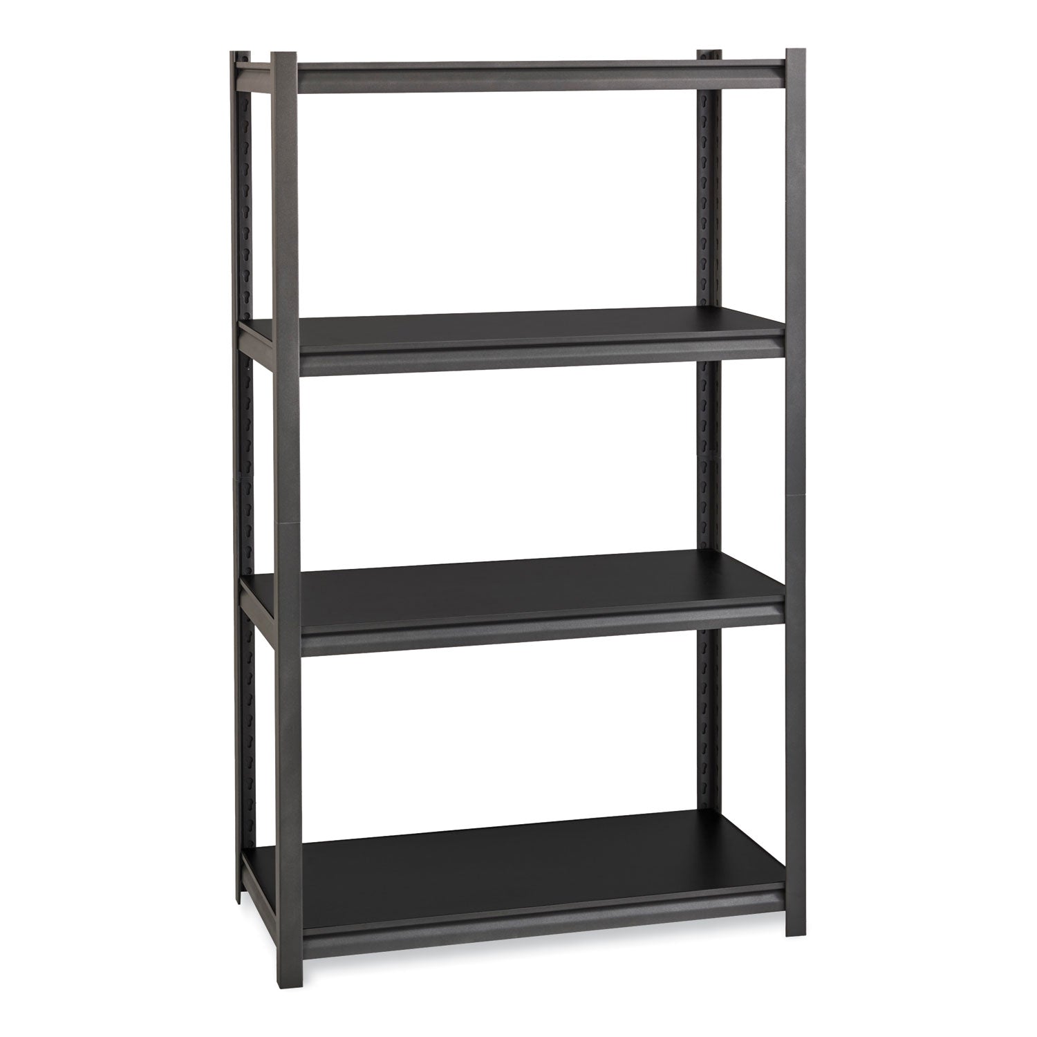 iron-horse-3200-rivet-shelving-four-shelf-36w-x-18d-x-60h-gray-ships-in-4-6-business-days_hid20995 - 1