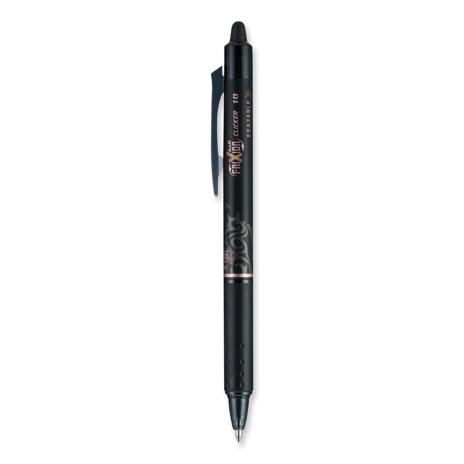 frixion-clicker-erasable-gel-pen-retractable-bold-1-mm-black-ink-black-barrel-dozen_pil11384 - 1
