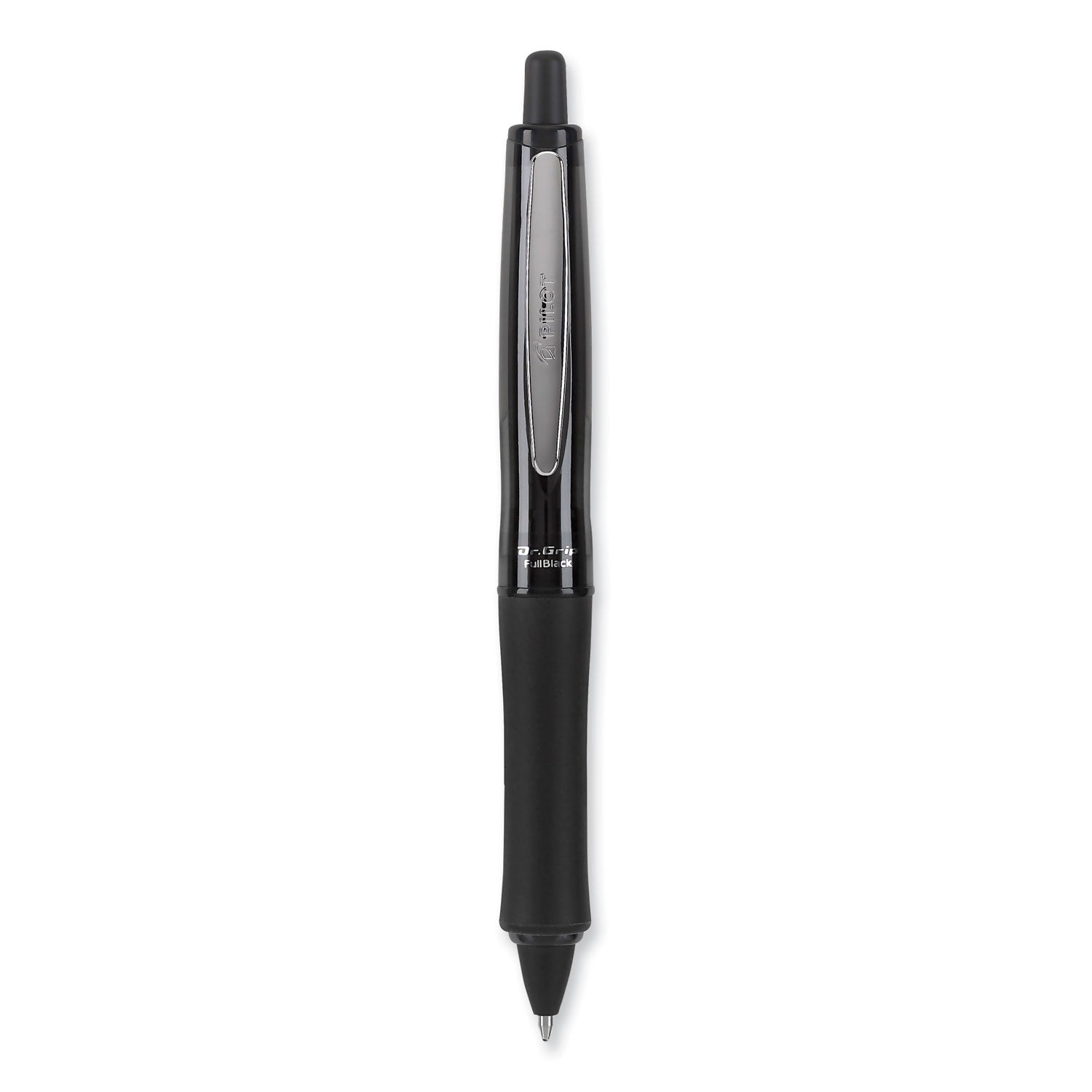 Dr. Grip FullBlack Advanced Ink Ballpoint Pen, Retractable, Medium 1 mm, Black Ink, Black Barrel -