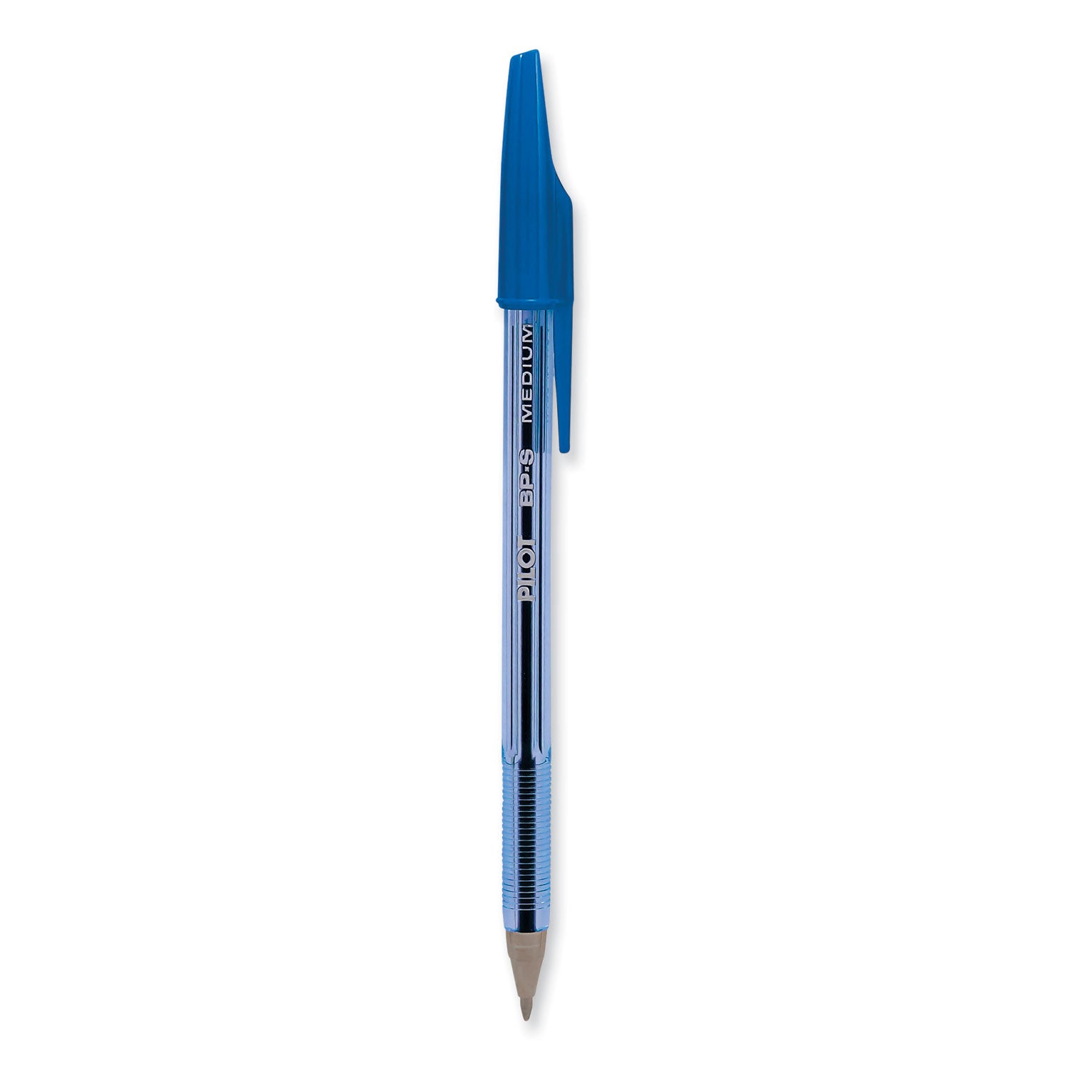 Better Ballpoint Pen, Stick, Medium 1 mm, Blue Ink, Translucent Blue Barrel, Dozen -