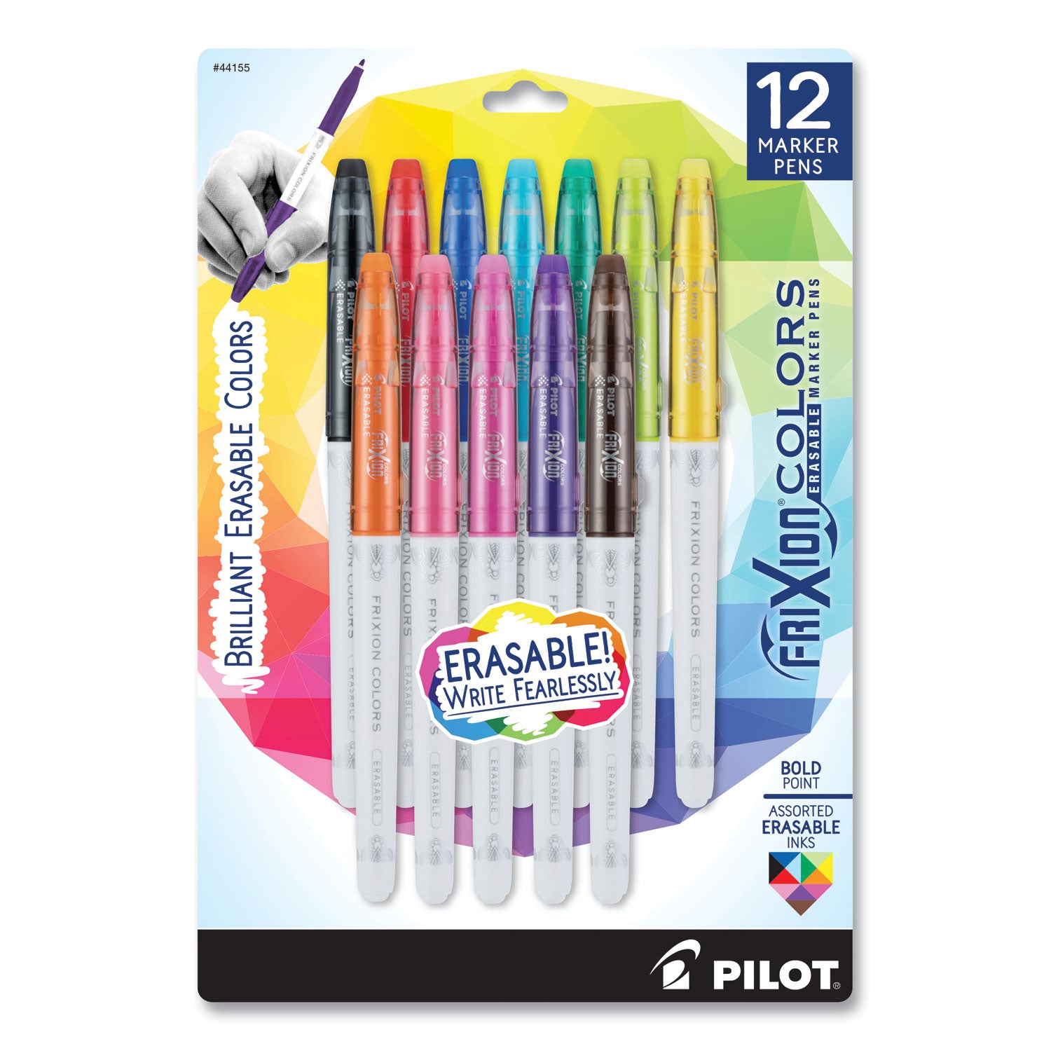 frixion-colors-erasable-porous-point-pen-stick-bold-25-mm-12-assorted-ink-and-barrel-colors-12-pack_pil44155 - 1