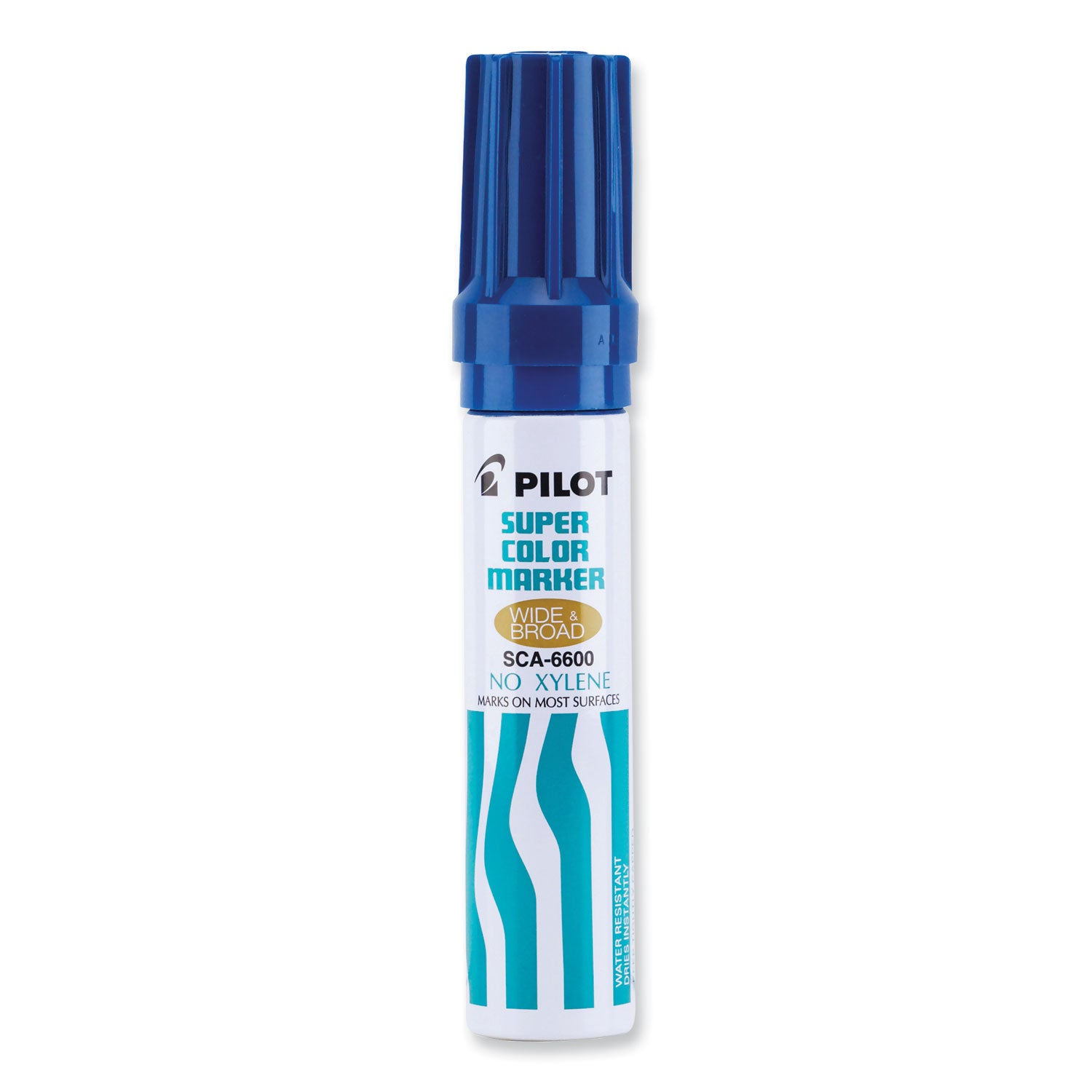 Jumbo Refillable Permanent Marker, Broad Chisel Tip, Blue -