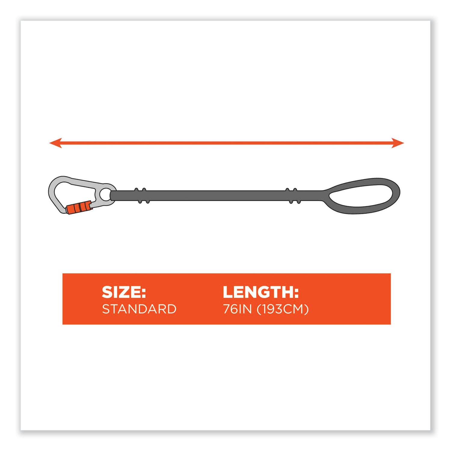 squids-3148-tool-lanyard-w-xl-carabiner+threaded-loop-80-lb-max-work-capacity-76-orange-black-ships-in-1-3-business-days_ego19148 - 2