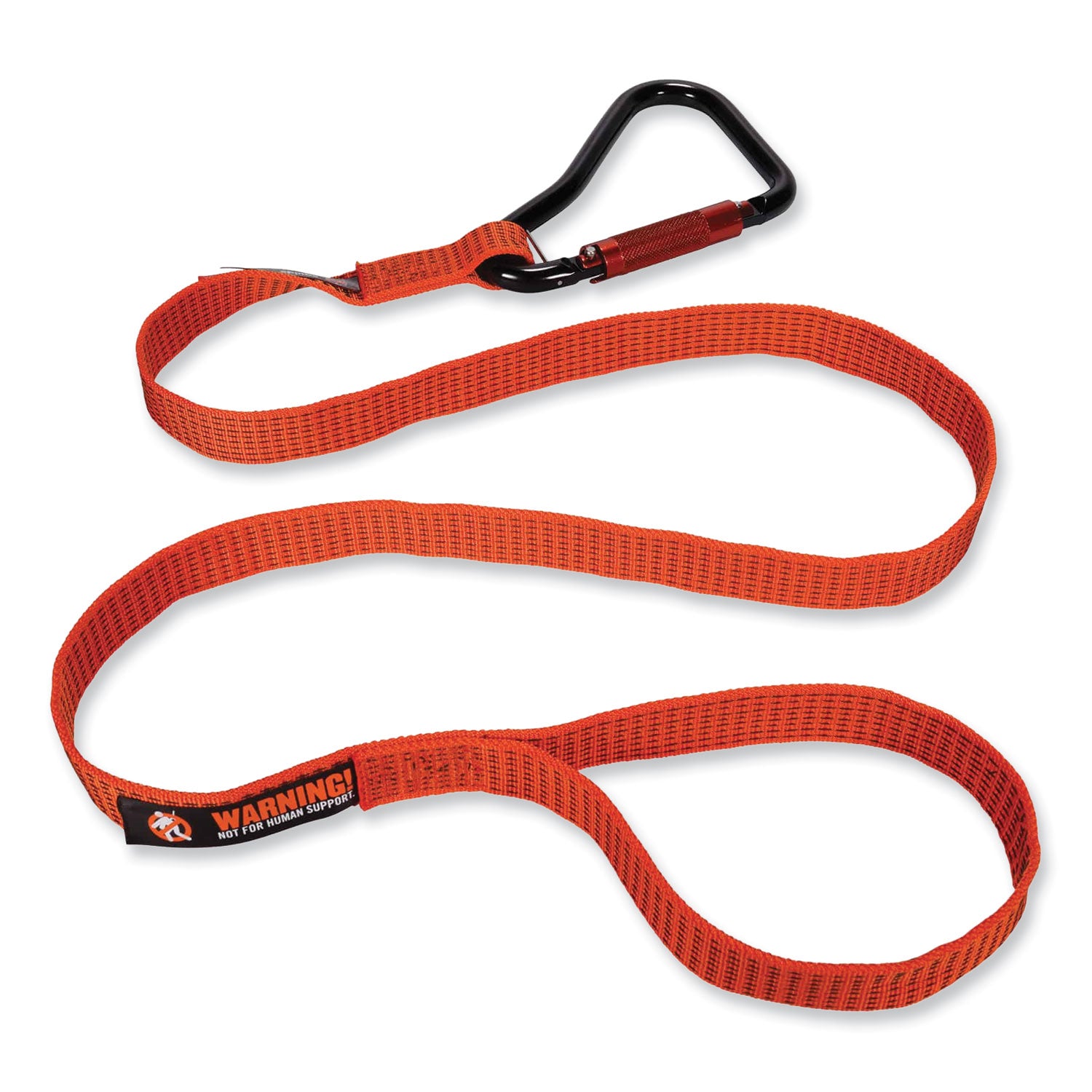 squids-3148-tool-lanyard-w-xl-carabiner+threaded-loop-80-lb-max-work-capacity-76-orange-black-ships-in-1-3-business-days_ego19148 - 1