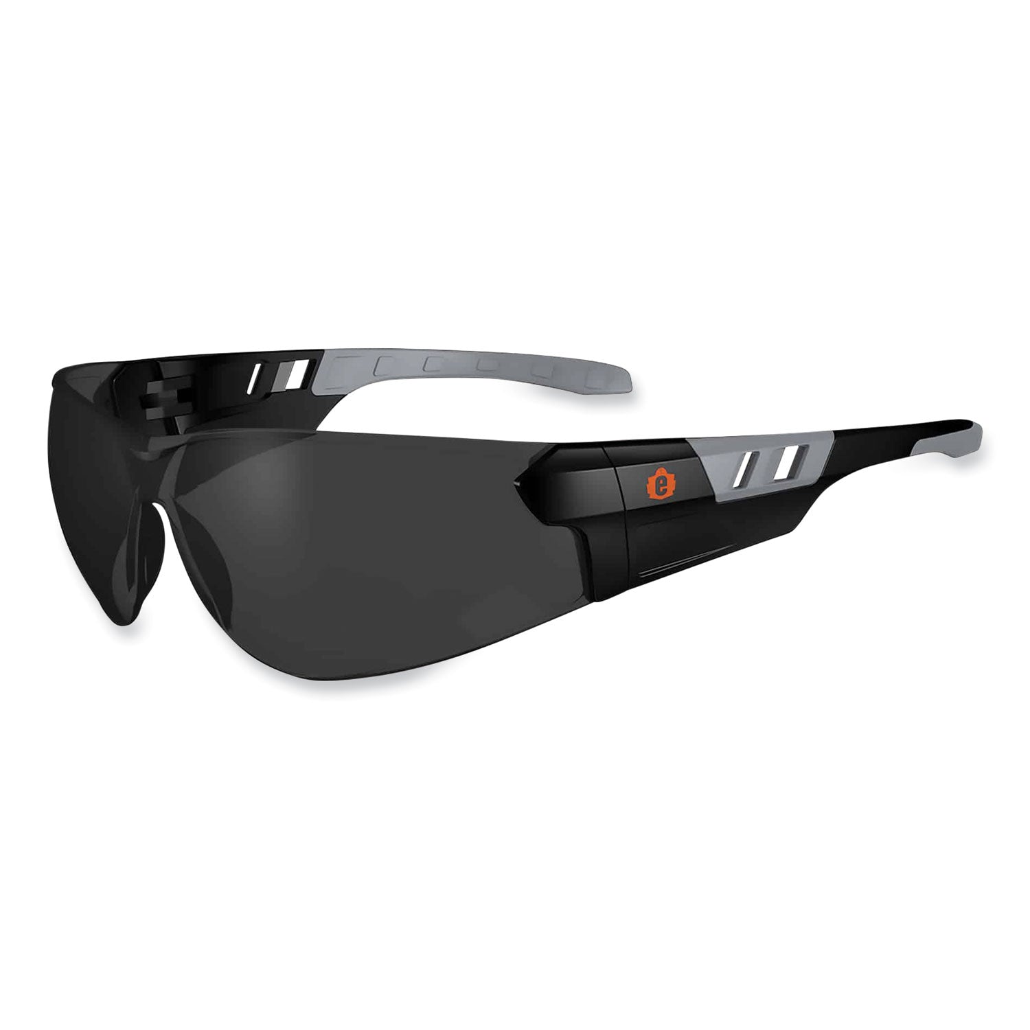 skullerz-saga-frameless-safety-glasses-matte-black-nylon-impact-frame-smoke-polycarbonate-lens-ships-in-1-3-business-days_ego59130 - 1