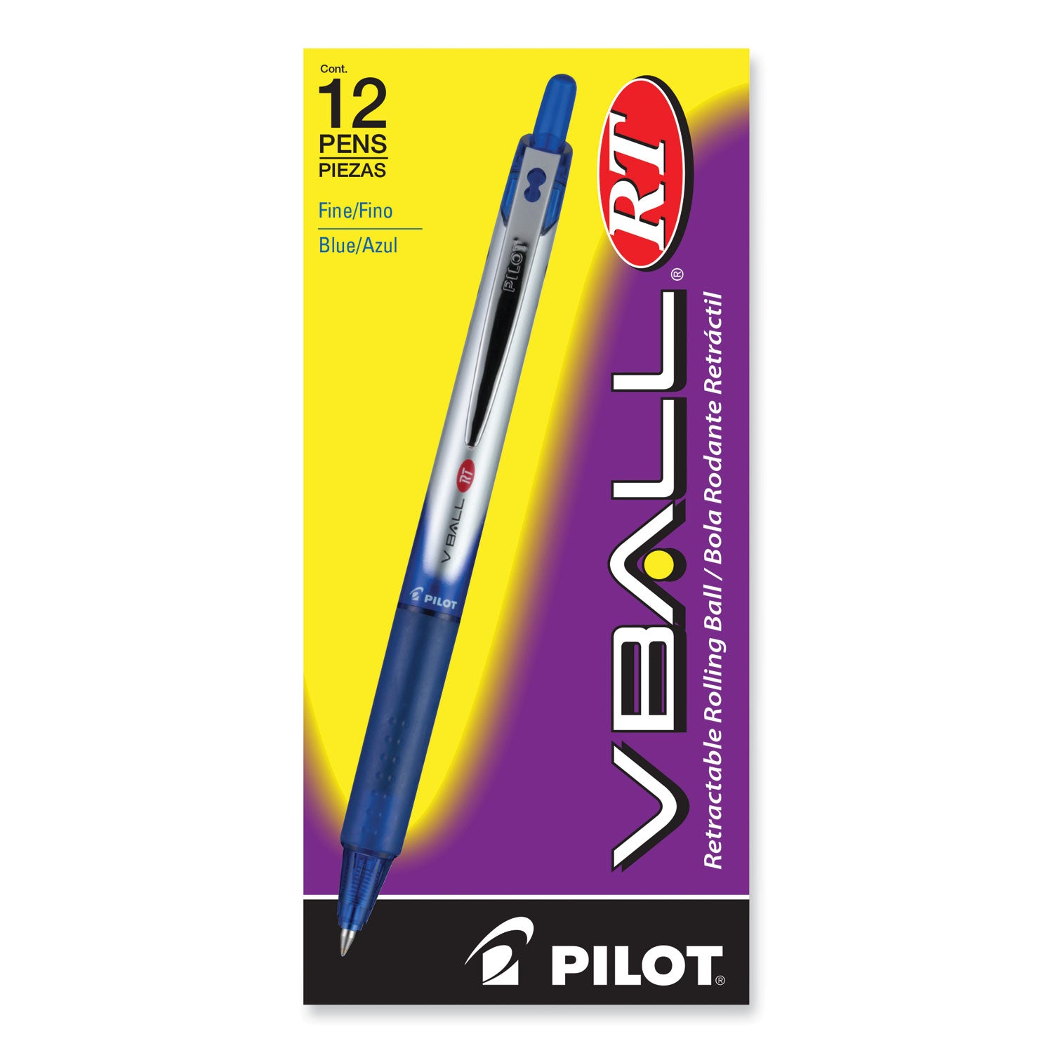 vball-rt-liquid-ink-roller-ball-pen-retractable-fine-07-mm-blue-ink-blue-white-barrel_pil26207 - 2