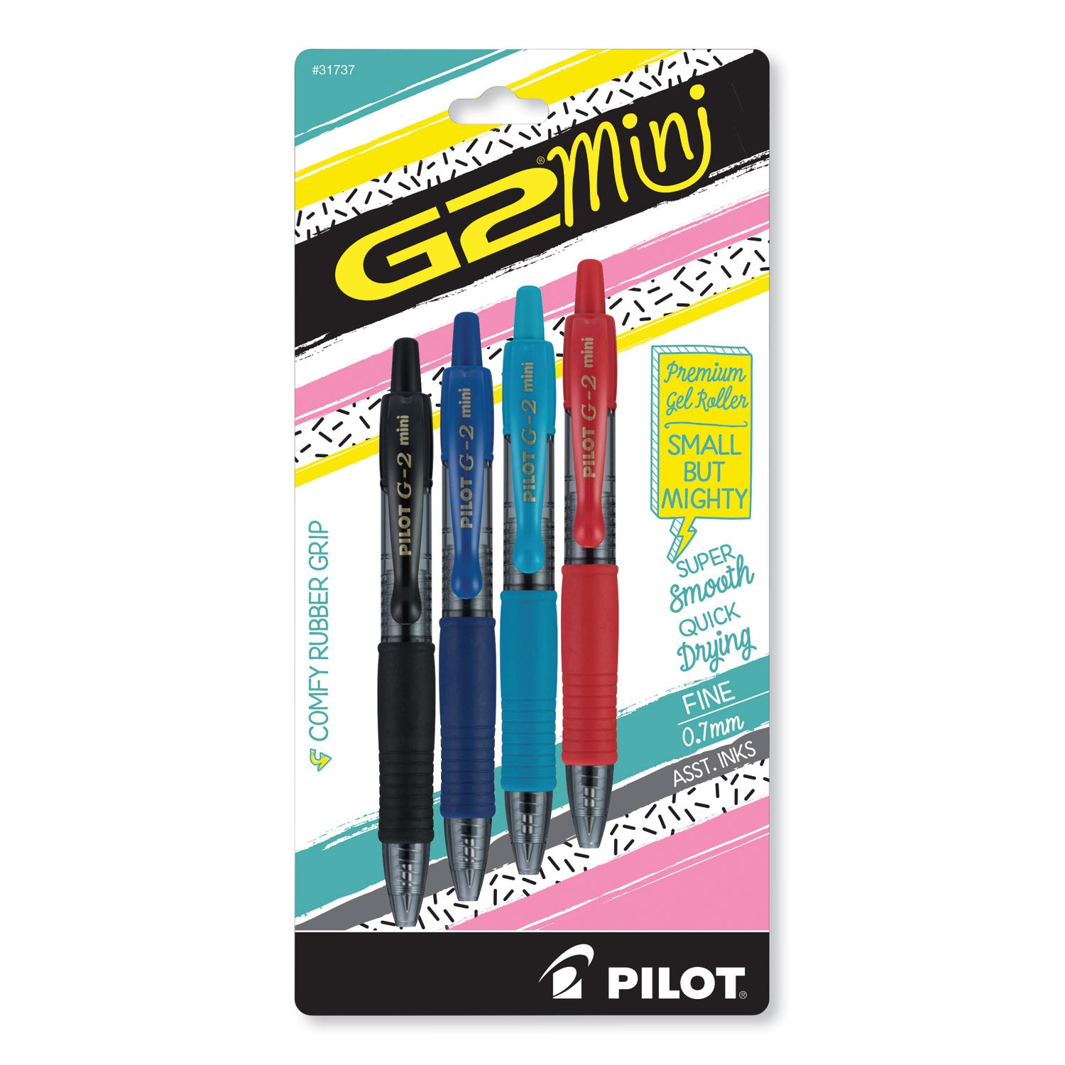 g2-mini-gel-pen-retractable-fine-07-mm-assorted-ink-and-barrel-colors-4-pack_pil31737 - 1