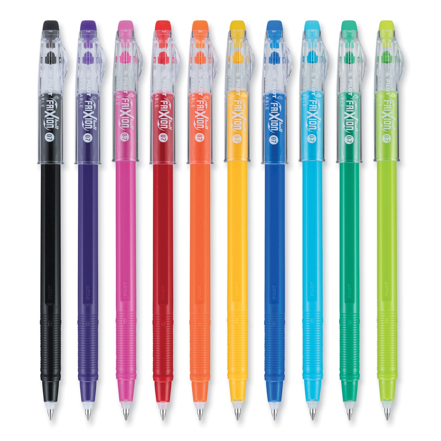 frixion-colorsticks-erasable-gel-pen-stick-fine-07-mm-assorted-ink-and-barrel-colors-10-pack_pil32456 - 2