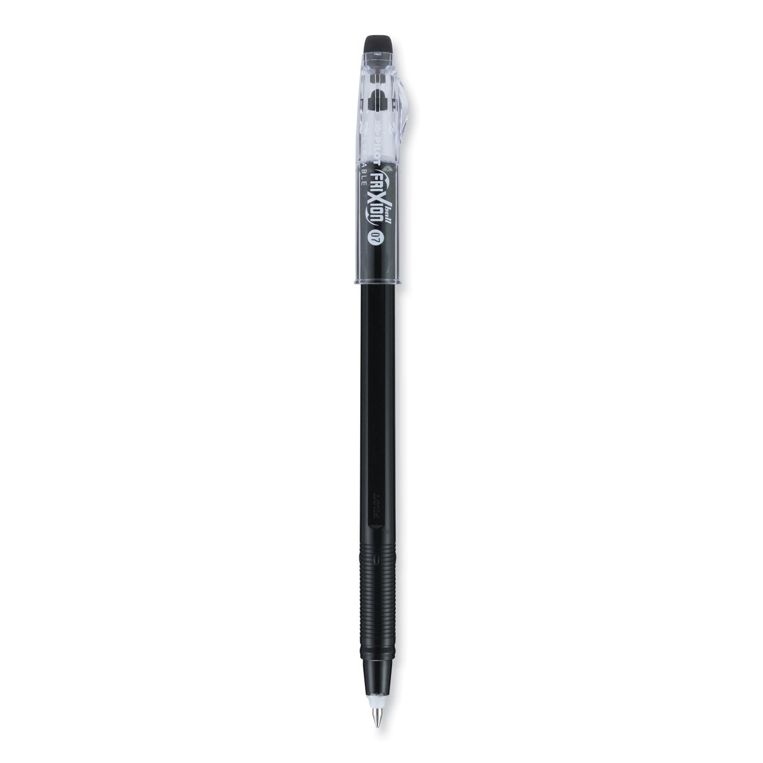 frixion-colorsticks-erasable-gel-pen-clipless-stick-fine-07-mm-black-ink-black-barrel-dozen_pil32465 - 1