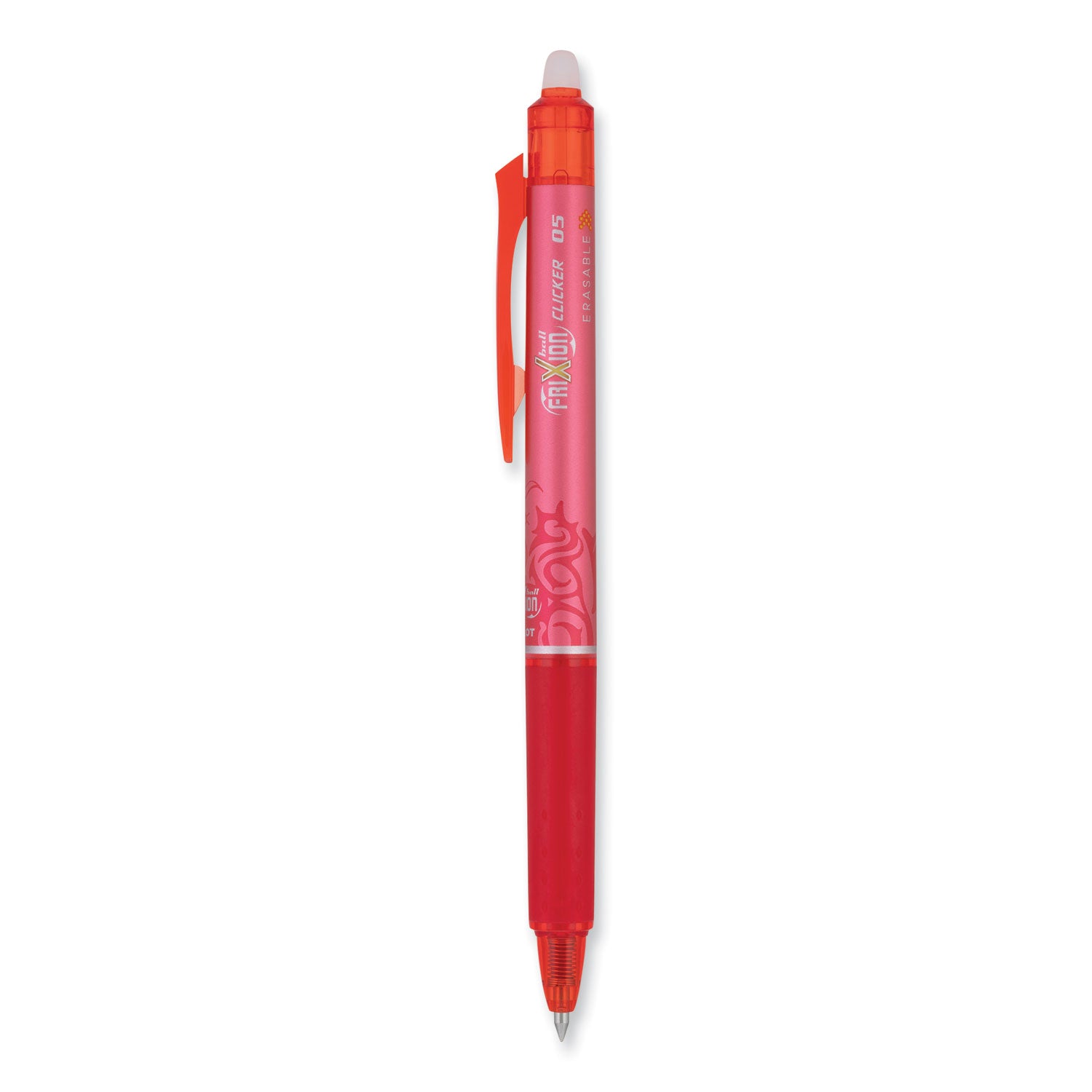 frixion-clicker-erasable-gel-pen-retractable-extra-fine-05-mm-red-ink-red-barrel-dozen_pil32522 - 1