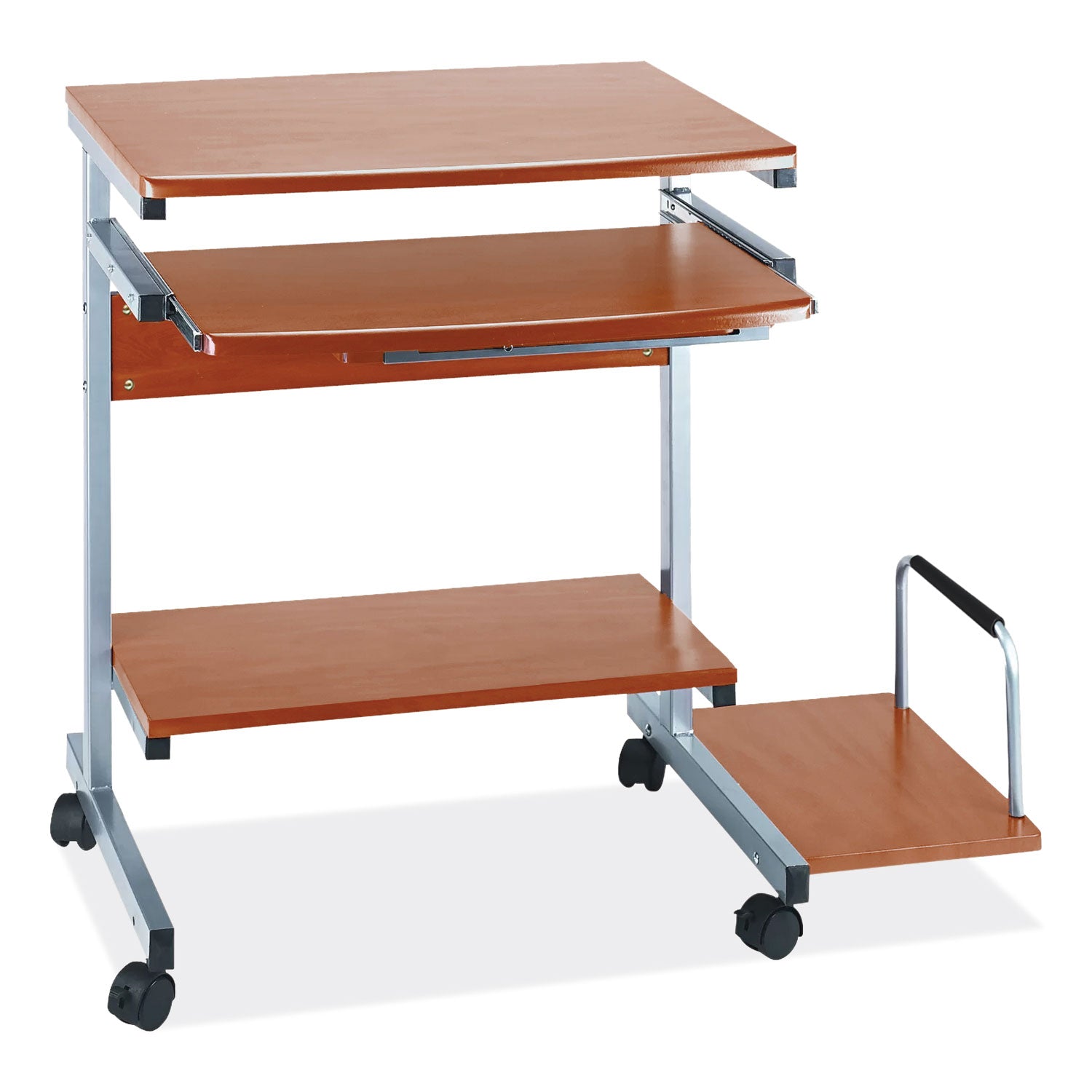 eastwinds-series-portrait-pc-desk-cart-36-x-1925-x-31-medium-cherry-ships-in-1-3-business-days_saf946mec - 1