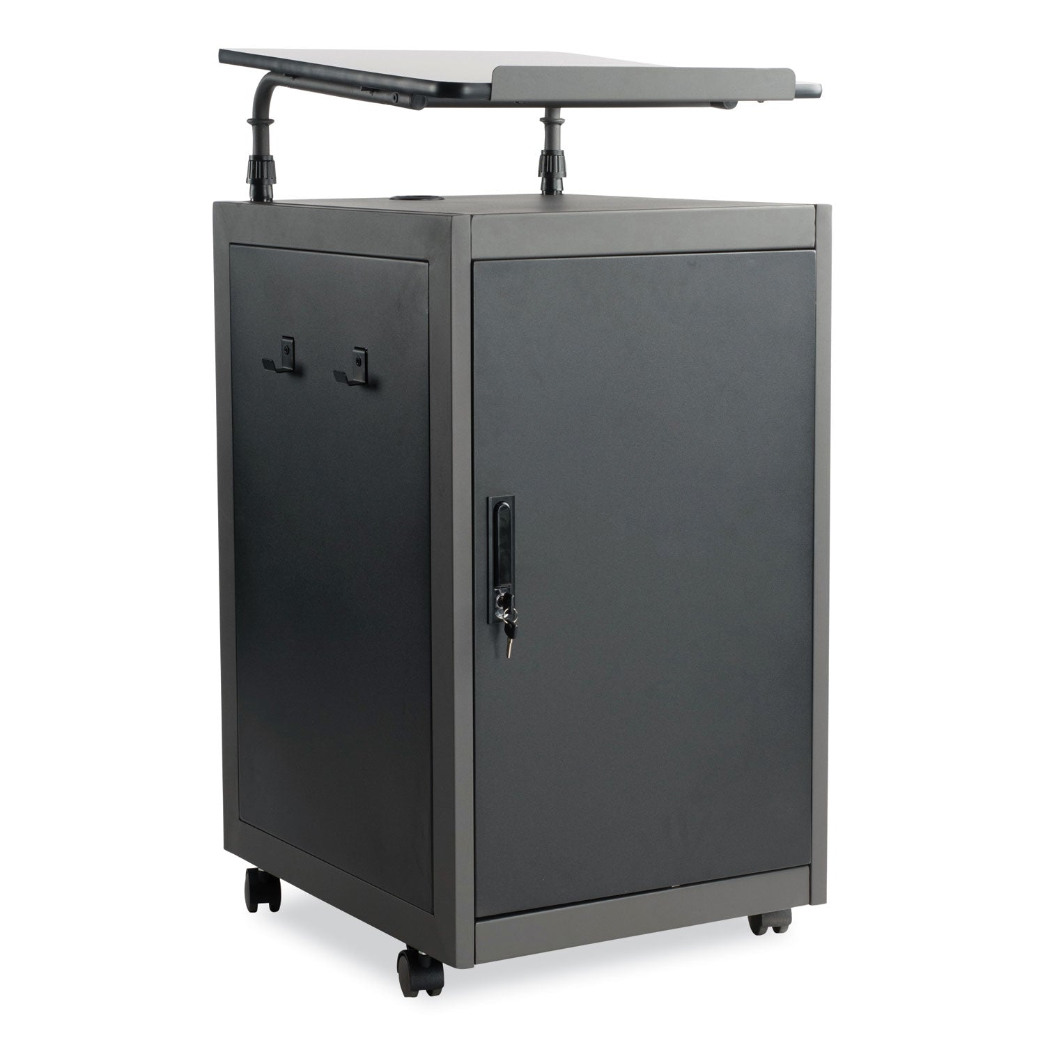 teachers-workpod-lectern-20-x-24-x-41-charcoal-slate-black-ships-in-1-3-business-days_npstwpl - 1