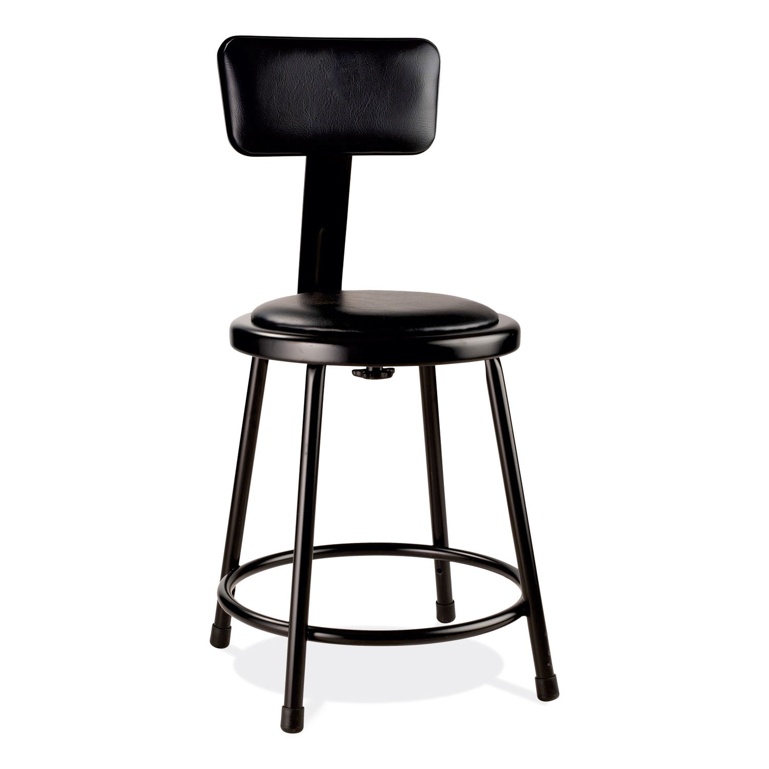 6400-series-heavy-duty-vinyl-padded-stool-w-backrest-supports-300lb-18-seat-ht-black-seat-back-baseships-in-1-3-bus-days_nps6418b10 - 1