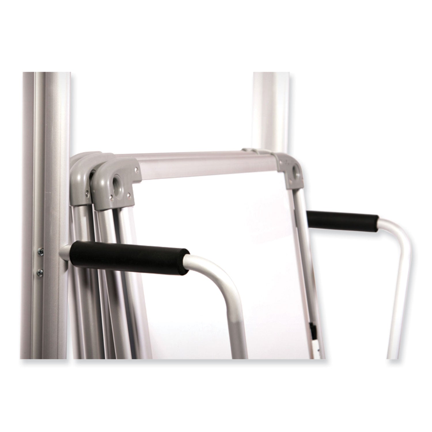 nexus-easel-whiteboard-32-x-7613-white-surface-satin-aluminum-frame-ships-in-7-10-business-days_ghenex204ep4fr - 2