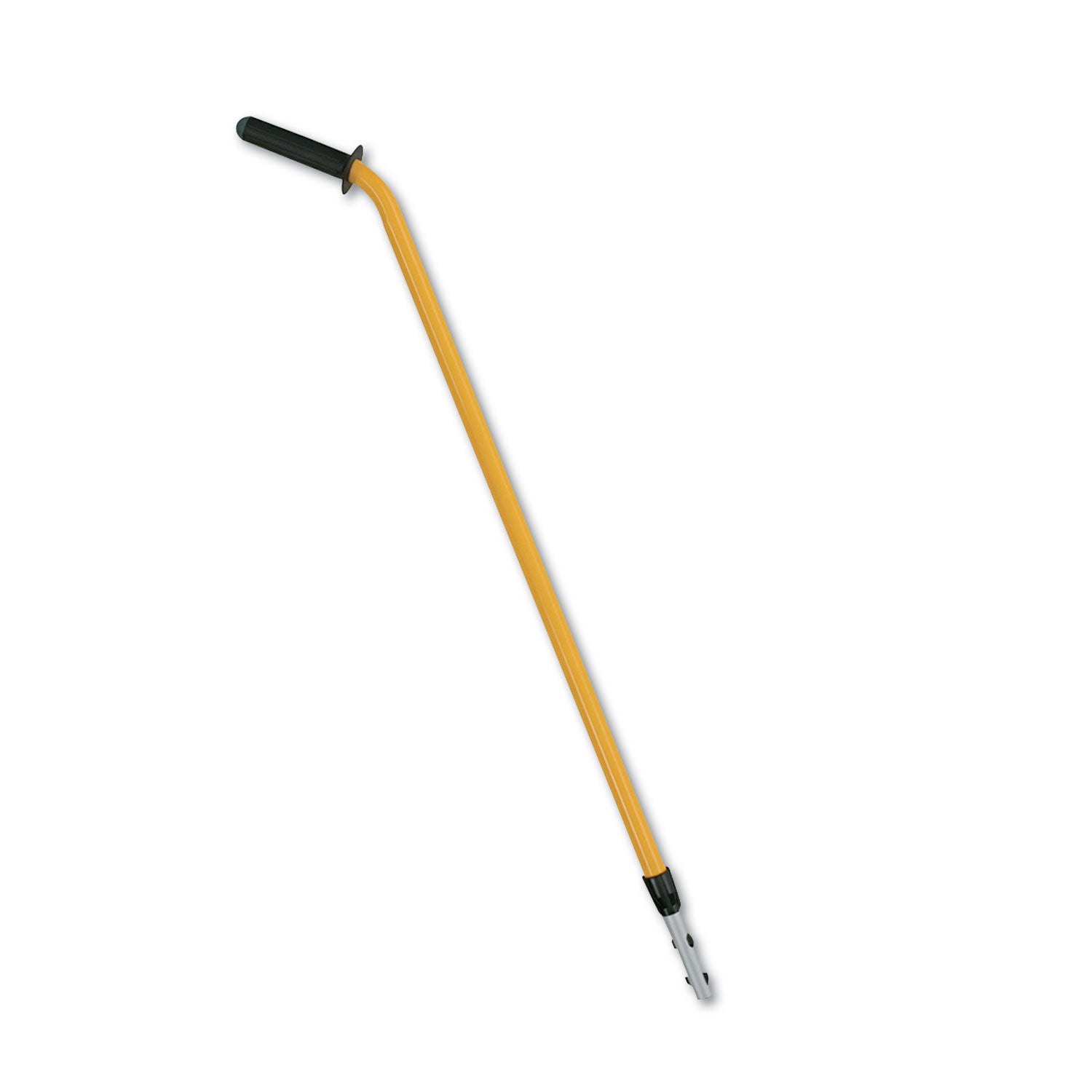 HYGEN 48-72" Quick-Connect Ergo Adjustable Handle, Black/Yellow -