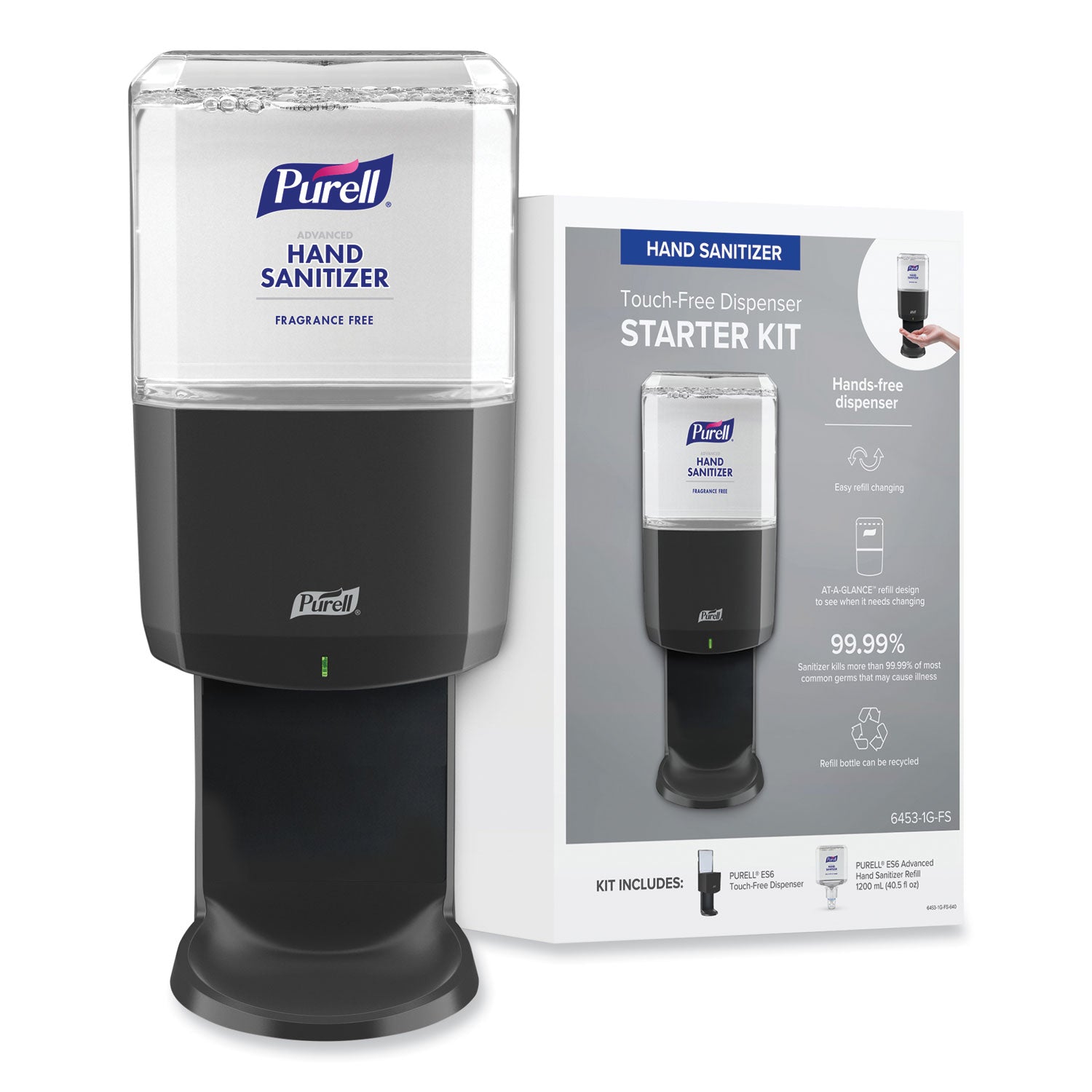 advanced-hand-sanitizer-foam-es6-starter-kit-graphite_goj64531gfs - 1