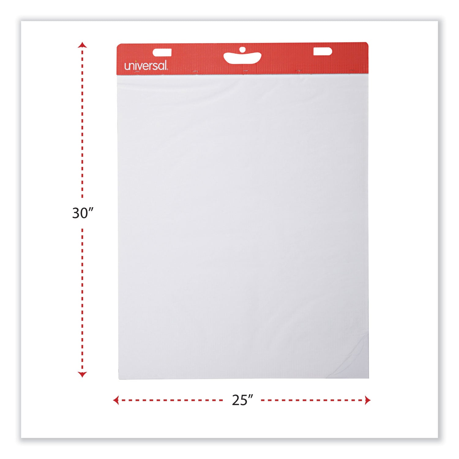 Self-Stick Easel Pad, Unruled, 25 x 30, White, 30 Sheets, 2/Carton -