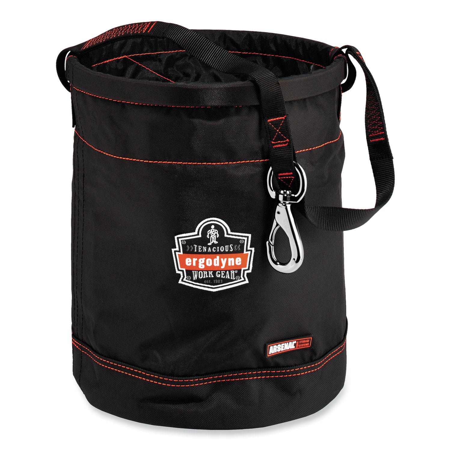 arsenal-5970-swiveling-hook-nylon-hoist-bucket-100-lb-black-ships-in-1-3-business-days_ego14970 - 1