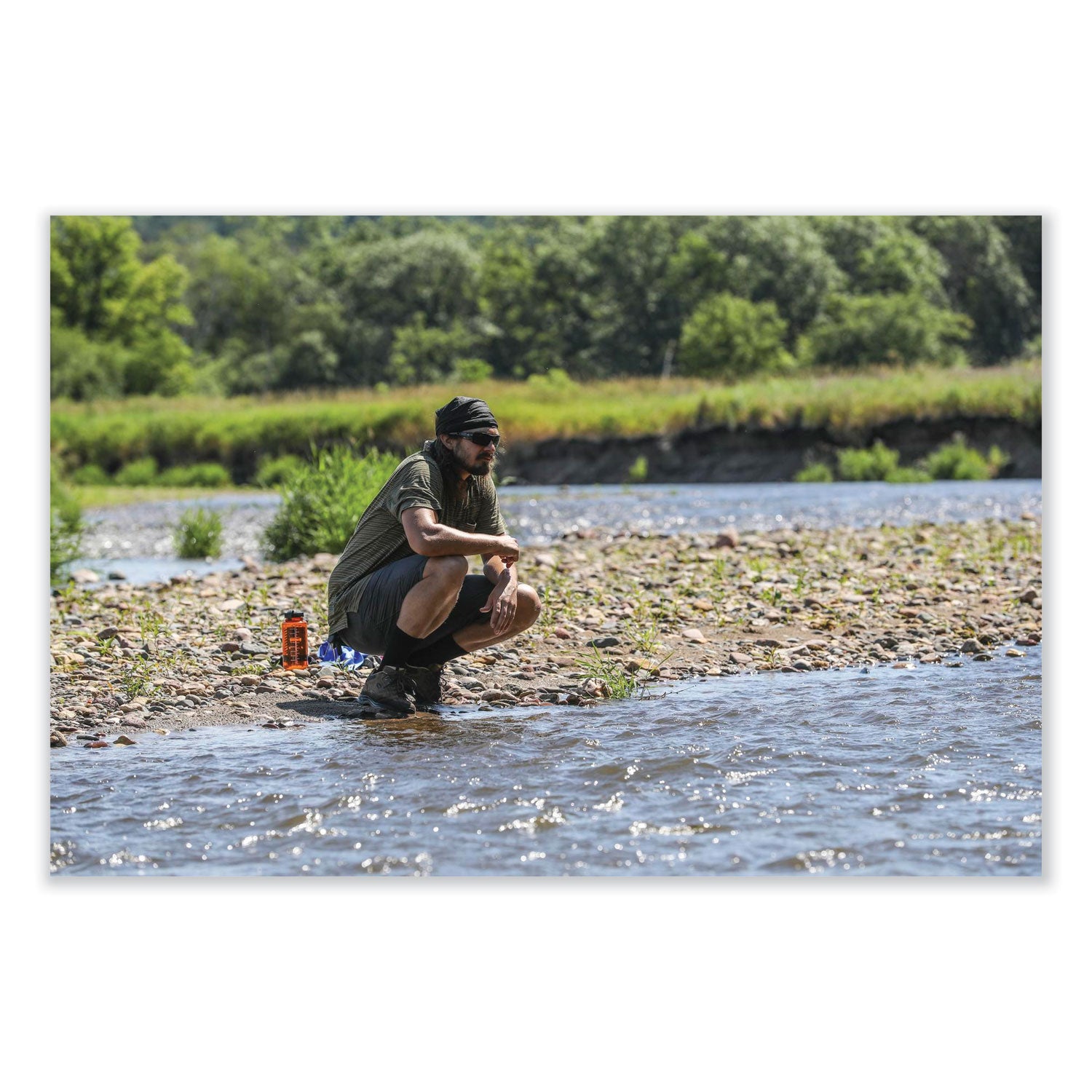 chill-its-6710-cooling-embedded-polymers-tie-bandana-triangle-hat-one-size-fit-most-red-western-ships-in-1-3-business-days_ego12325 - 2