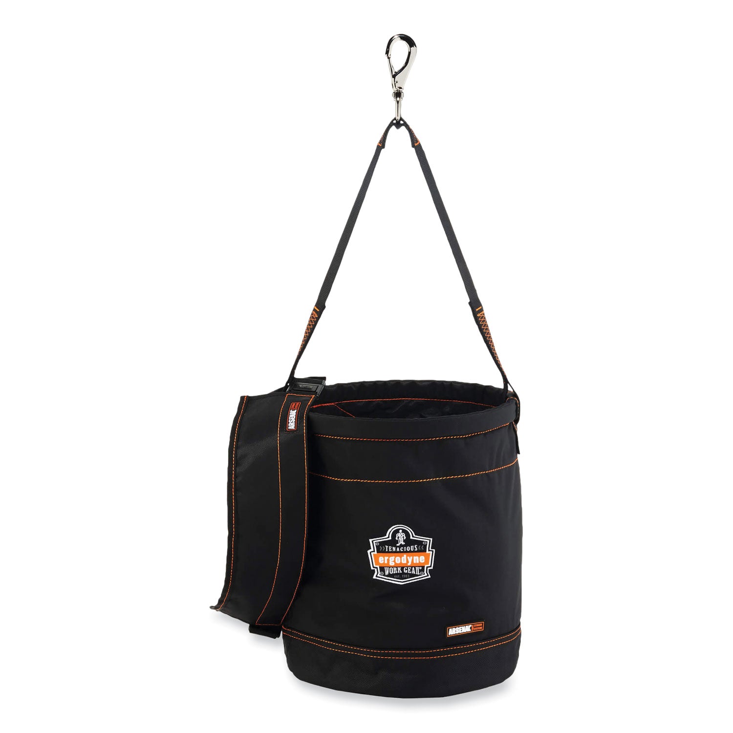 arsenal-5970t-swiveling-hook-nylon-hoist-bucket-+-top-100-lb-black-ships-in-1-3-business-days_ego14870 - 1