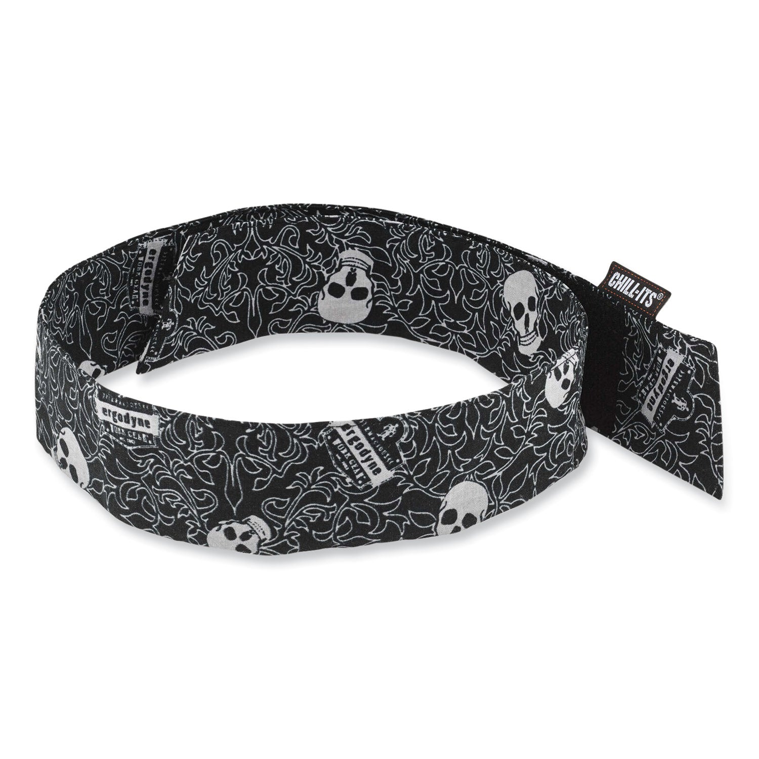 chill-its-6705-cooling-embedded-polymers-hook-and-loop-bandana-headbnd-one-size-fit-most-skulls-ships-in-1-3-business-days_ego12349 - 1