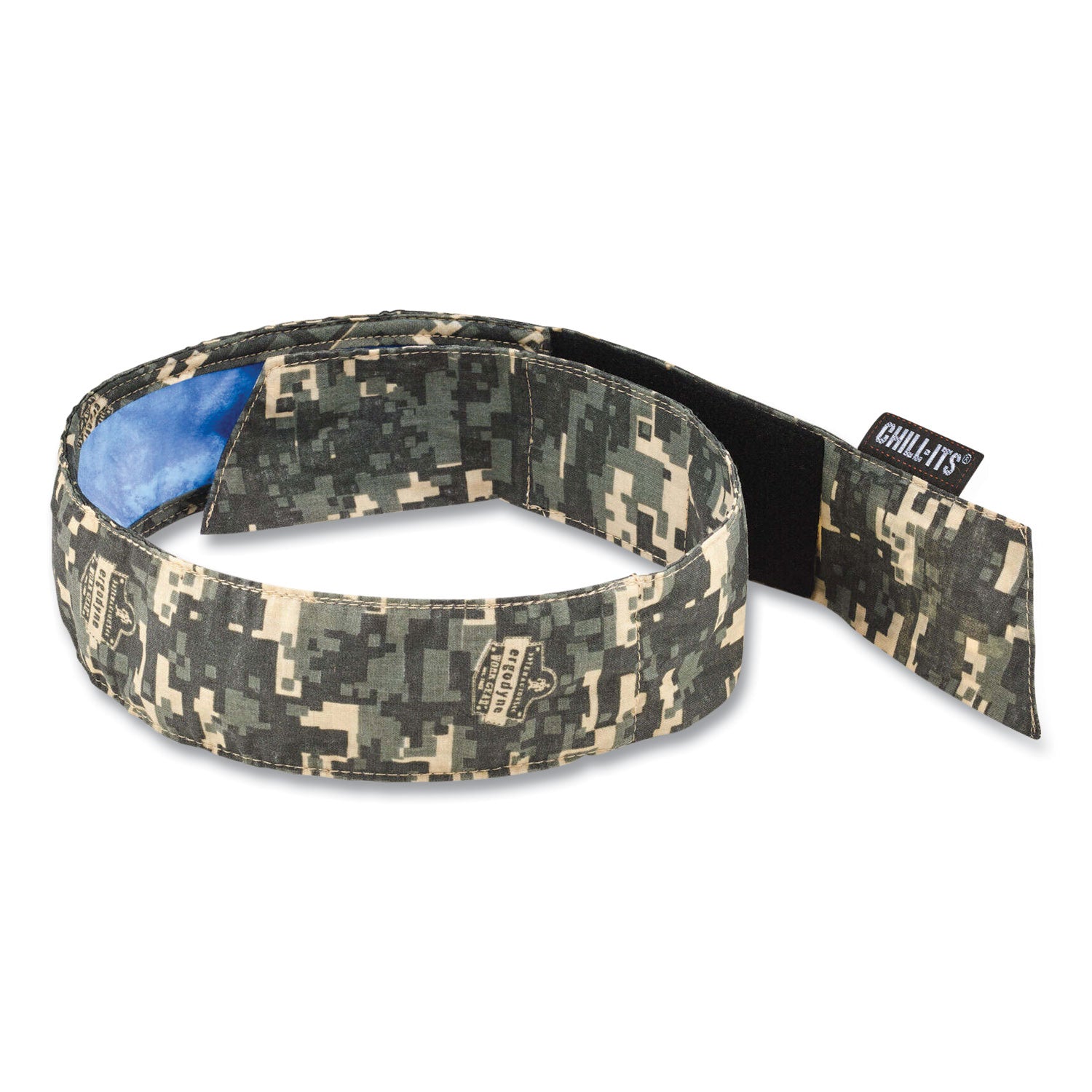 chill-its-6705ct-cooling-pva-hook-and-loop-bandana-headband-one-size-fits-most-camo-ships-in-1-3-business-days_ego12572 - 1