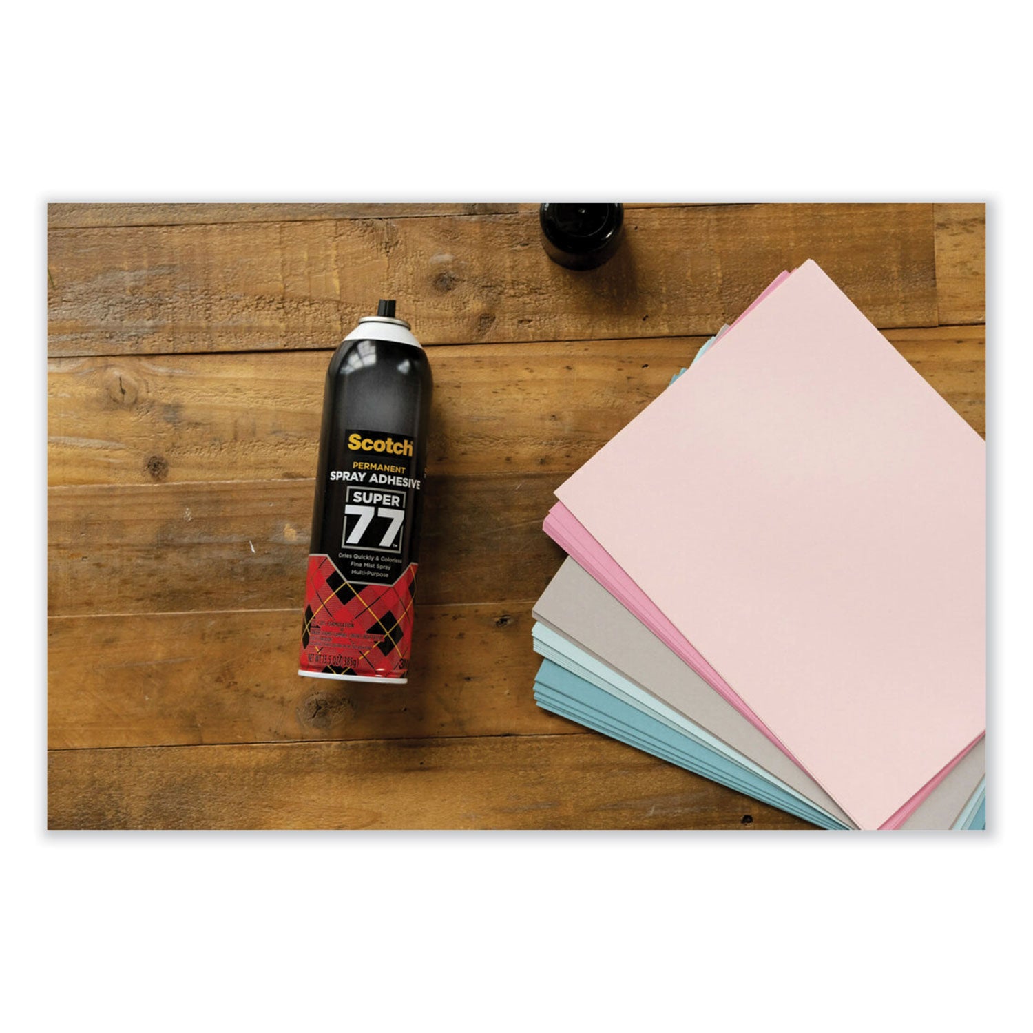 Super 77 Multipurpose Spray Adhesive, 13.57 oz, Dries Clear -