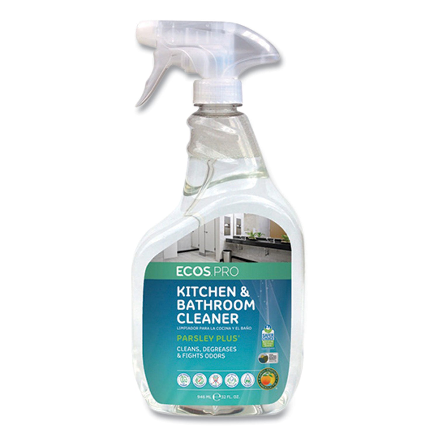 parsley-plus-all-purpose-kitchen-&-bathroom-cleaner-32-oz-spray-bottle_eoppl97466 - 1