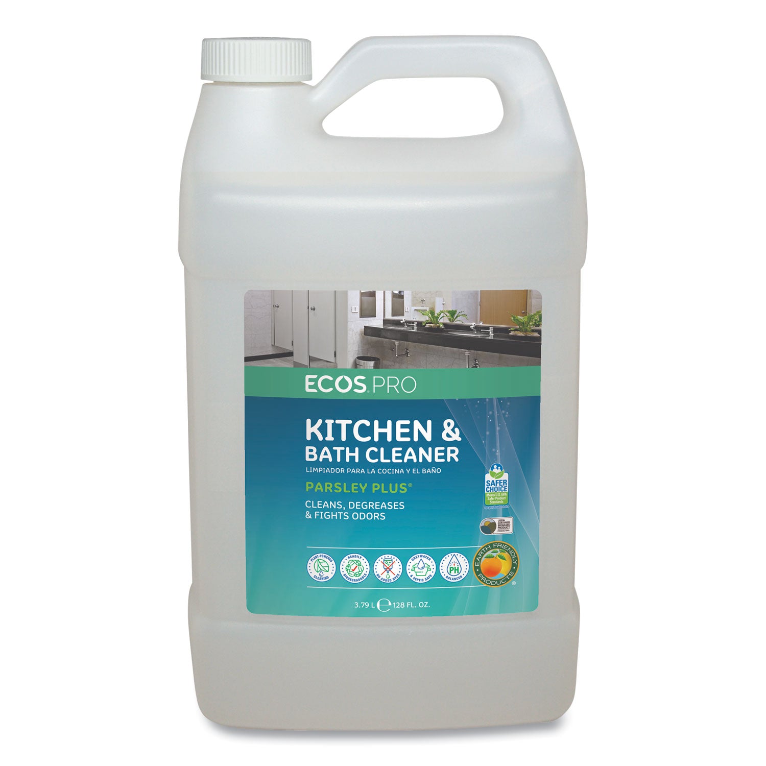 parsley-plus-all-purpose-kitchen-&-bathroom-cleaner-herbal-scent-1-gal-bottle_eoppl974604 - 1