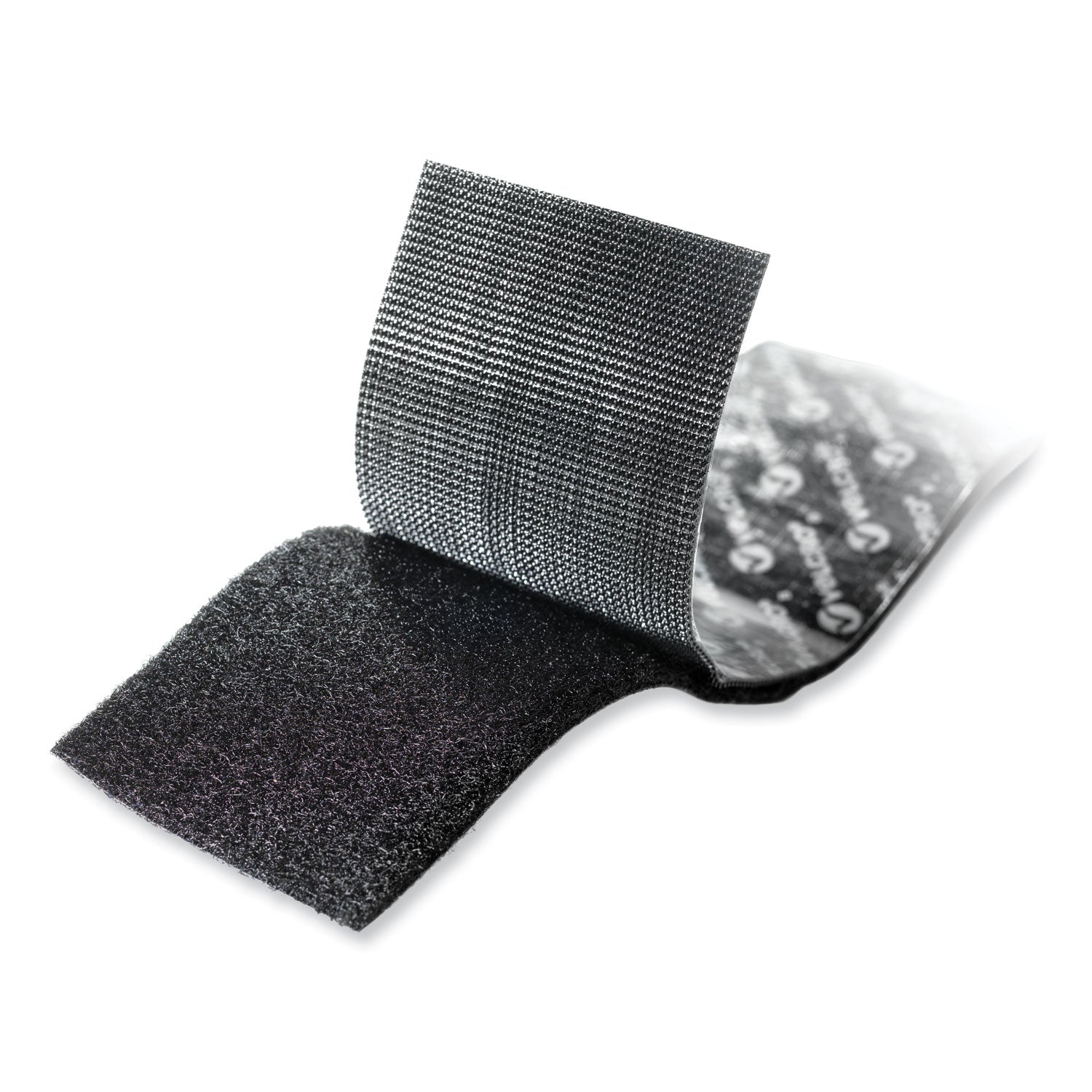 Industrial Strength Heavy-Duty Fastener, 2" x 4 ft, Black, 2/Pack -