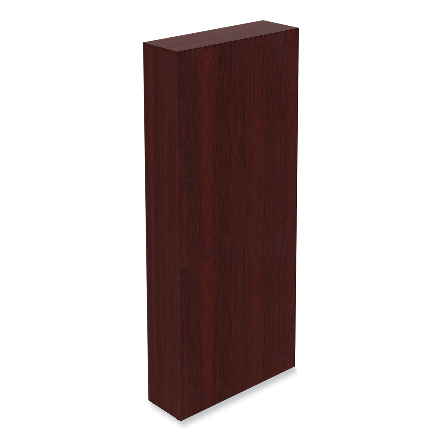 alera-valencia-series-square-corner-bookcase-seven-shelf-3563w-x-1181d-x-8386h-mahogany_aleva78436my - 1