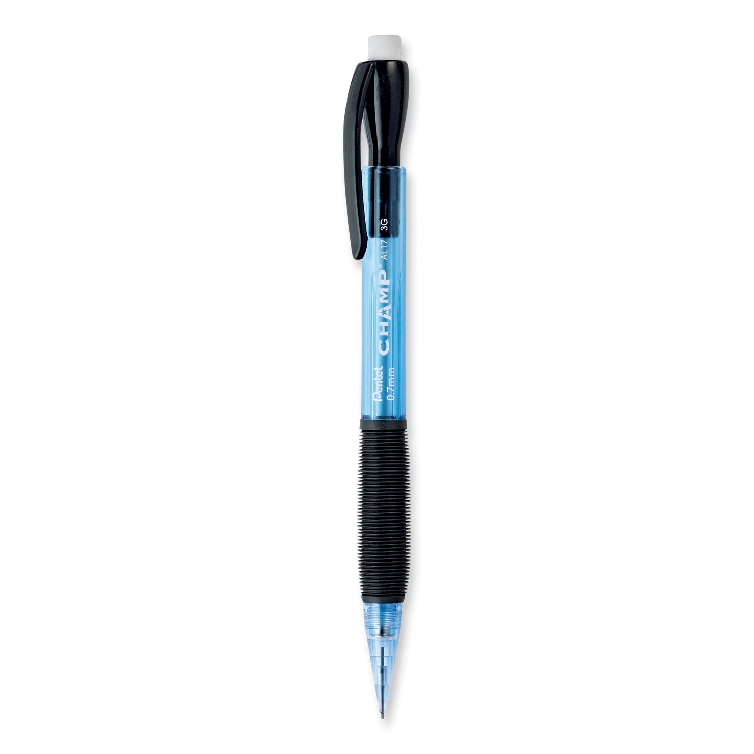 Champ Mechanical Pencil Value Pack, 0.7 mm, HB (#2), Black Lead, Blue Barrel, 24/Pack -