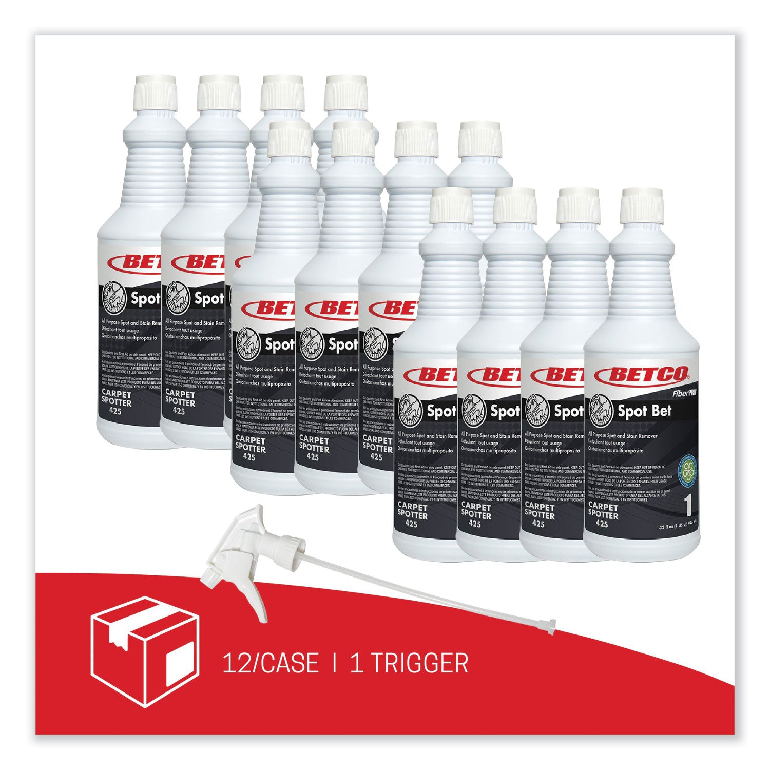 fiberpro-spot-bet-stain-remover-country-fresh-scent-32-oz-bottle-12-carton_bet4251200 - 2
