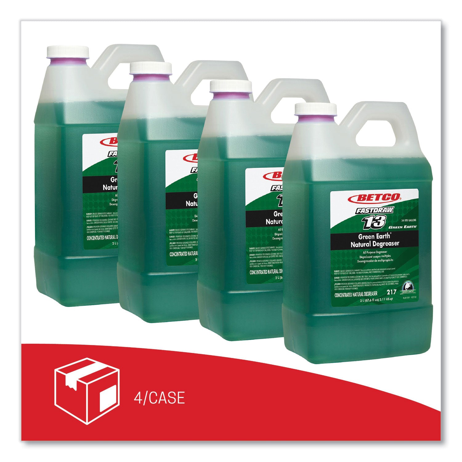 green-earth-natural-degreaser-mild-scent-2-l-bottle-4-carton_bet2174700 - 2