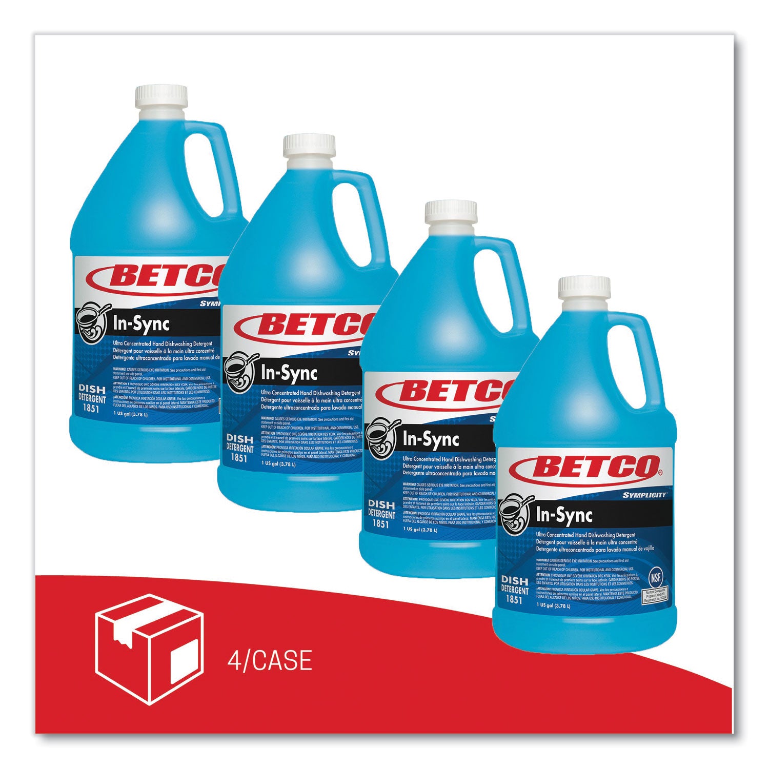 symplicity-in-sync-premium-hand-dishwashing-detergent-fresh-ozonic-scent-1-gal-bottle-4-carton_bet18510400 - 2