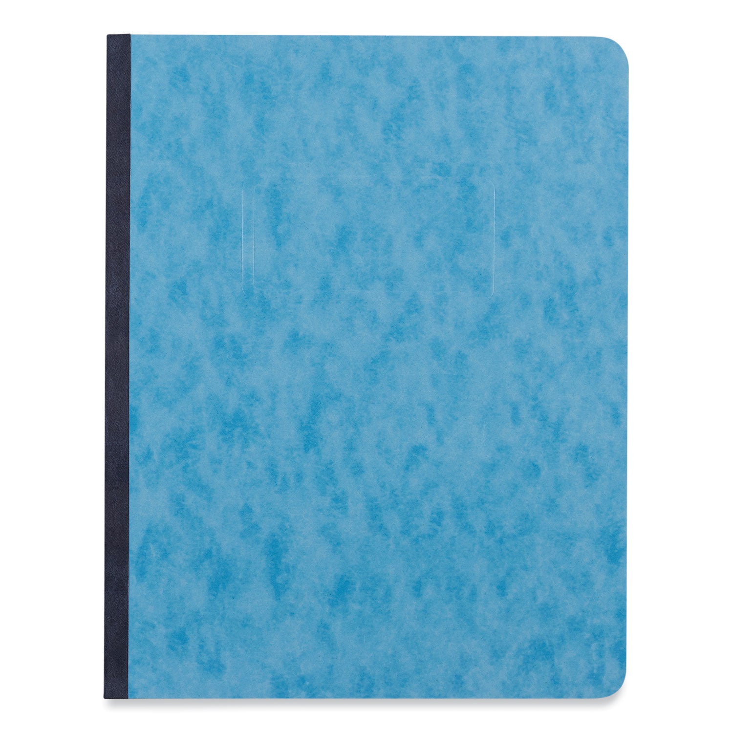 Pressboard Report Cover, Two-Piece Prong Fastener, 3" Capacity, 8.5 x 11, Light Blue/Light Blue -
