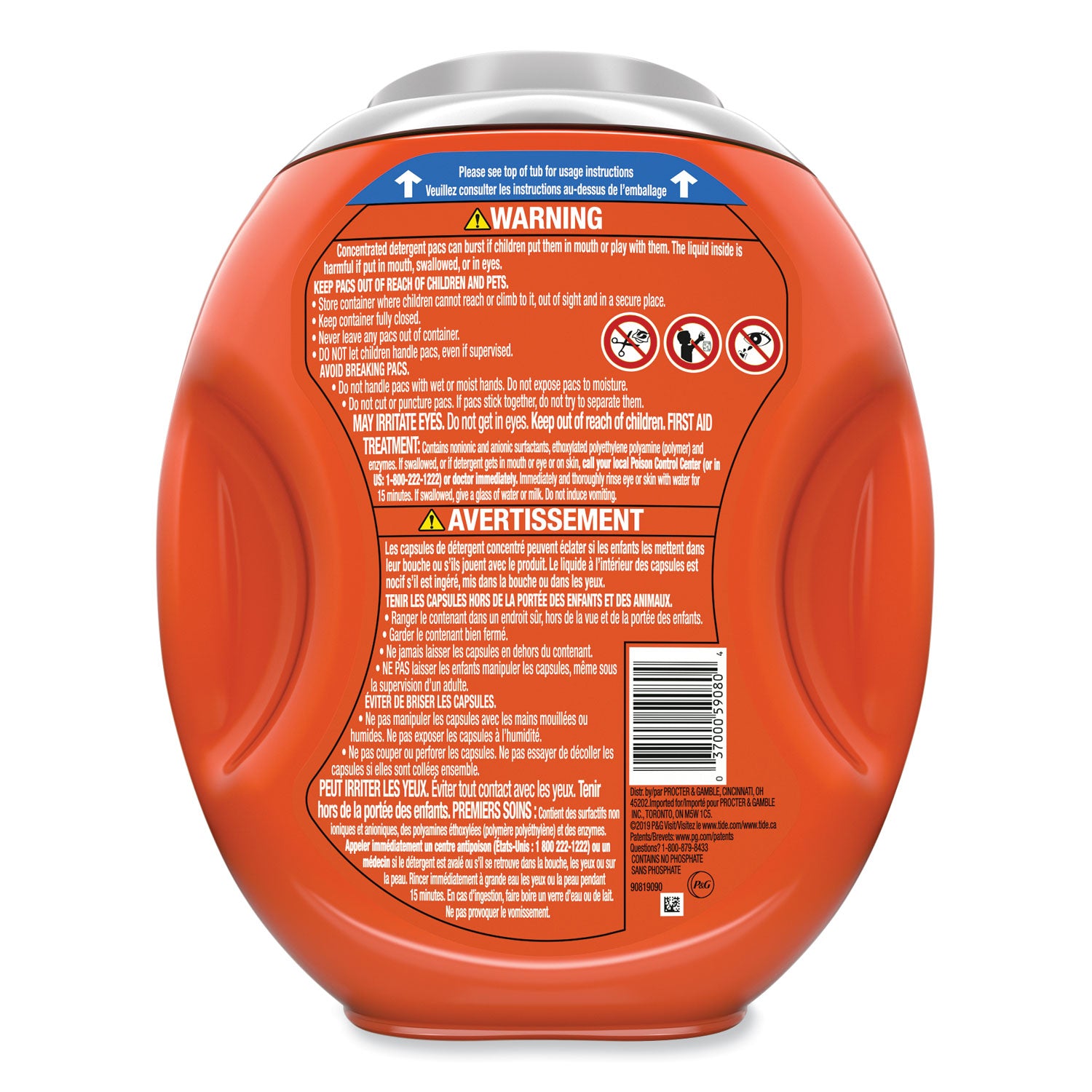 hygienic-clean-heavy-10x-duty-power-pods-original-scent-81-oz-tub-48-pods-tub-4-tubs-carton_pgc59080ct - 2
