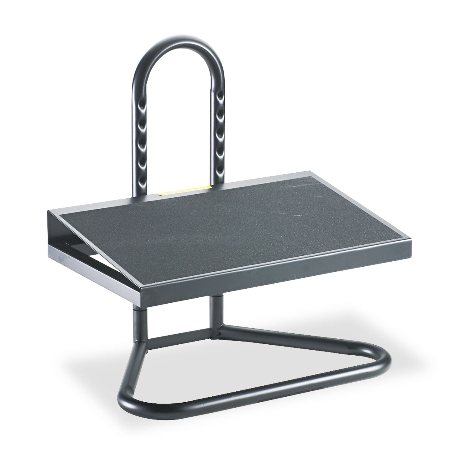 Task Master Adjustable Height Footrest, 20w x 12d x 5.5 to 15h, Black -