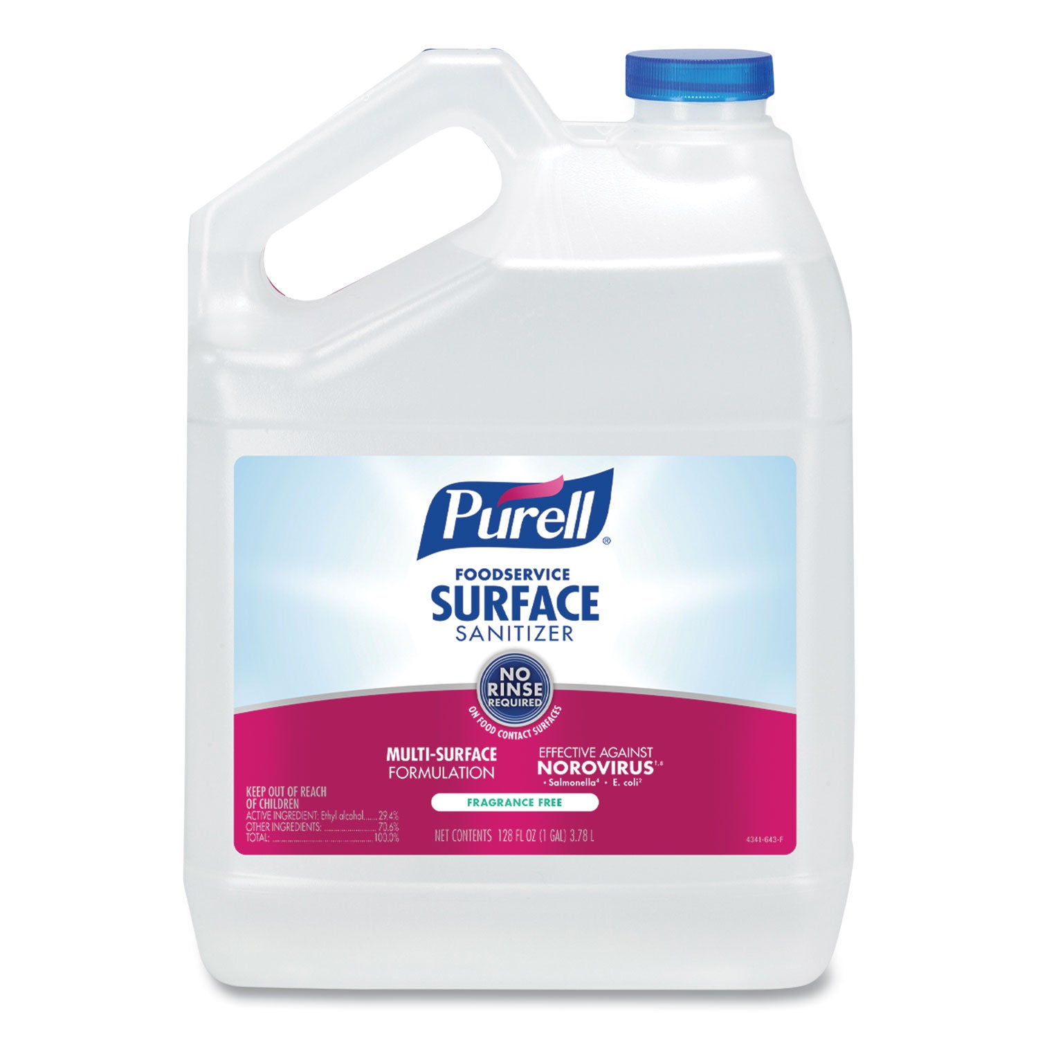 foodservice-surface-sanitizer-fragrance-free-1-gal-bottle_goj434104ea - 1