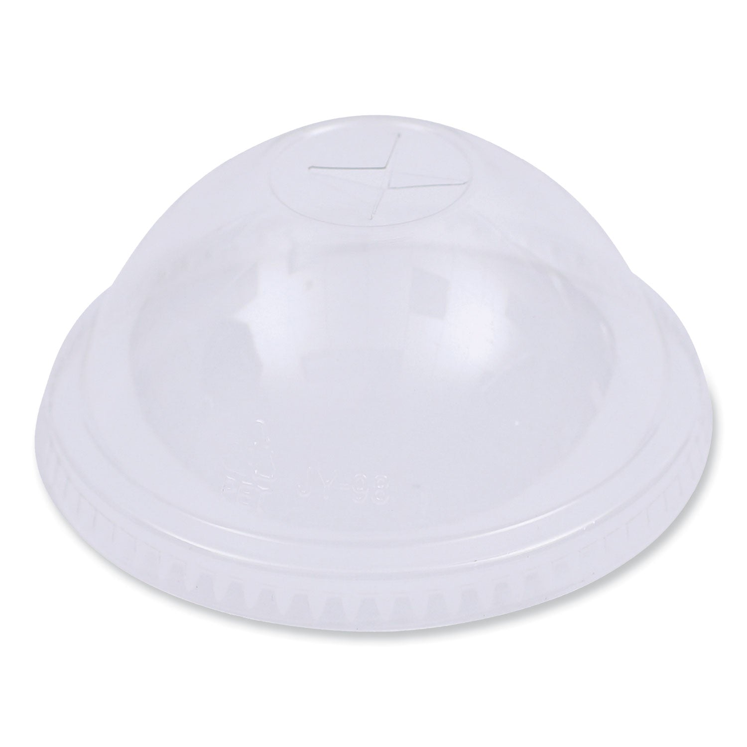 pet-cold-cup-dome-lids-fits-12-oz-squat-and-14-to-24-oz-plastic-cups-clear-100-lids-sleeve-10-sleeves-carton_bwkpetdome - 1