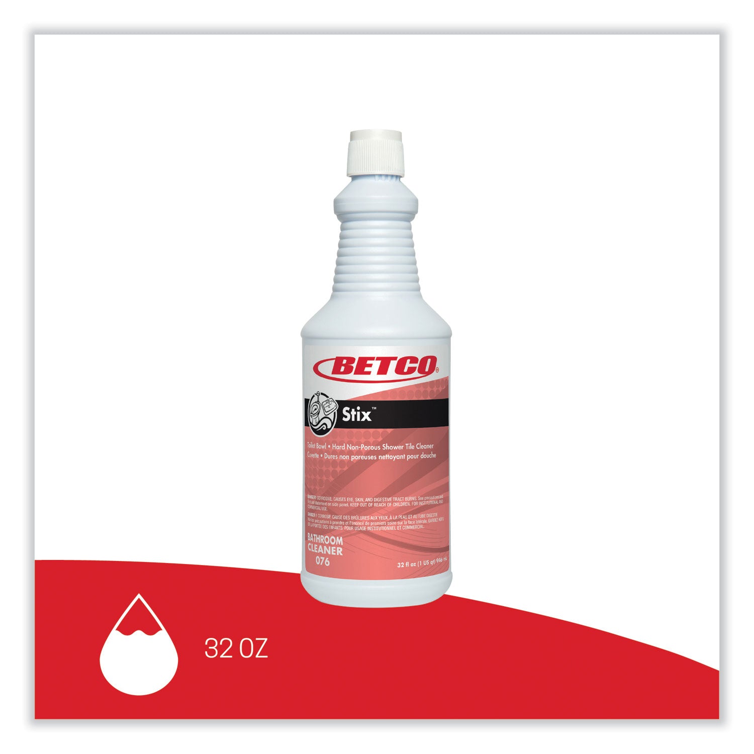 stix-toilet-bowl-cleaner-cherry-almond-scent-32-oz-bottle-12-carton_bet761200 - 2