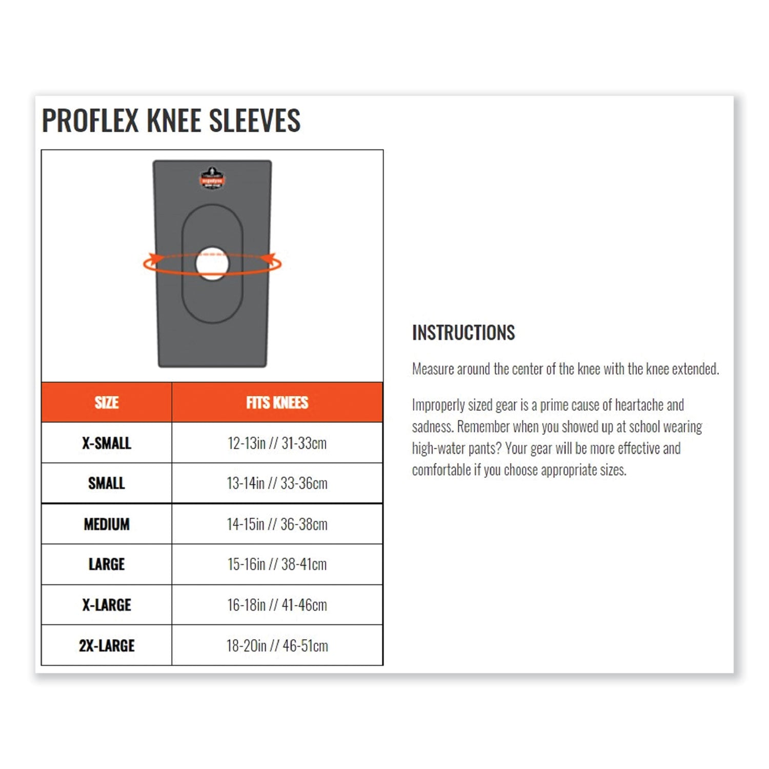 proflex-600-neoprene-single-layer-knee-sleeve-medium-black-ships-in-1-3-business-days_ego16503 - 2